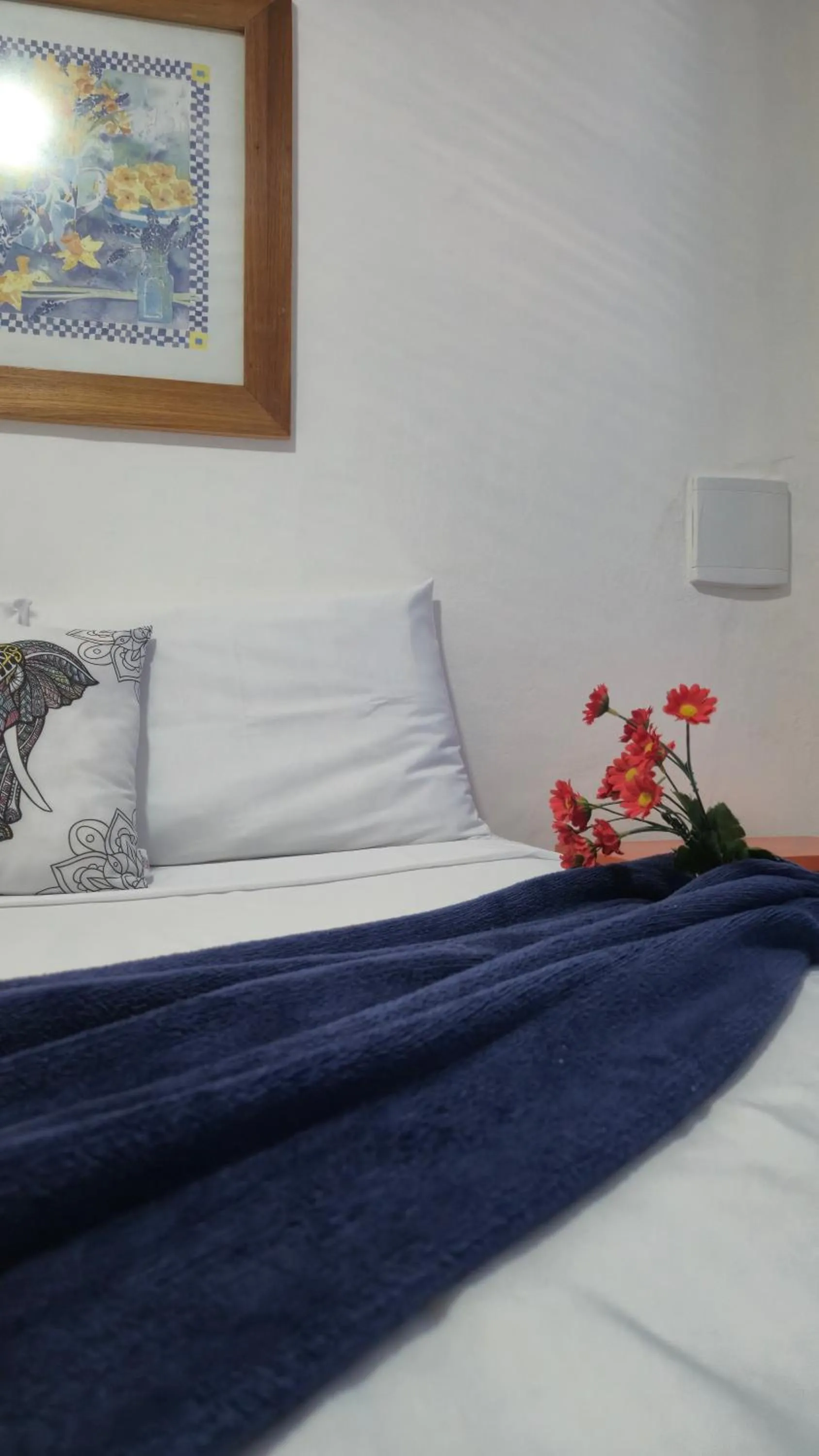 Bed in Magia D'ajuda Hospedagem - Centrinho, próximo à Mucugê