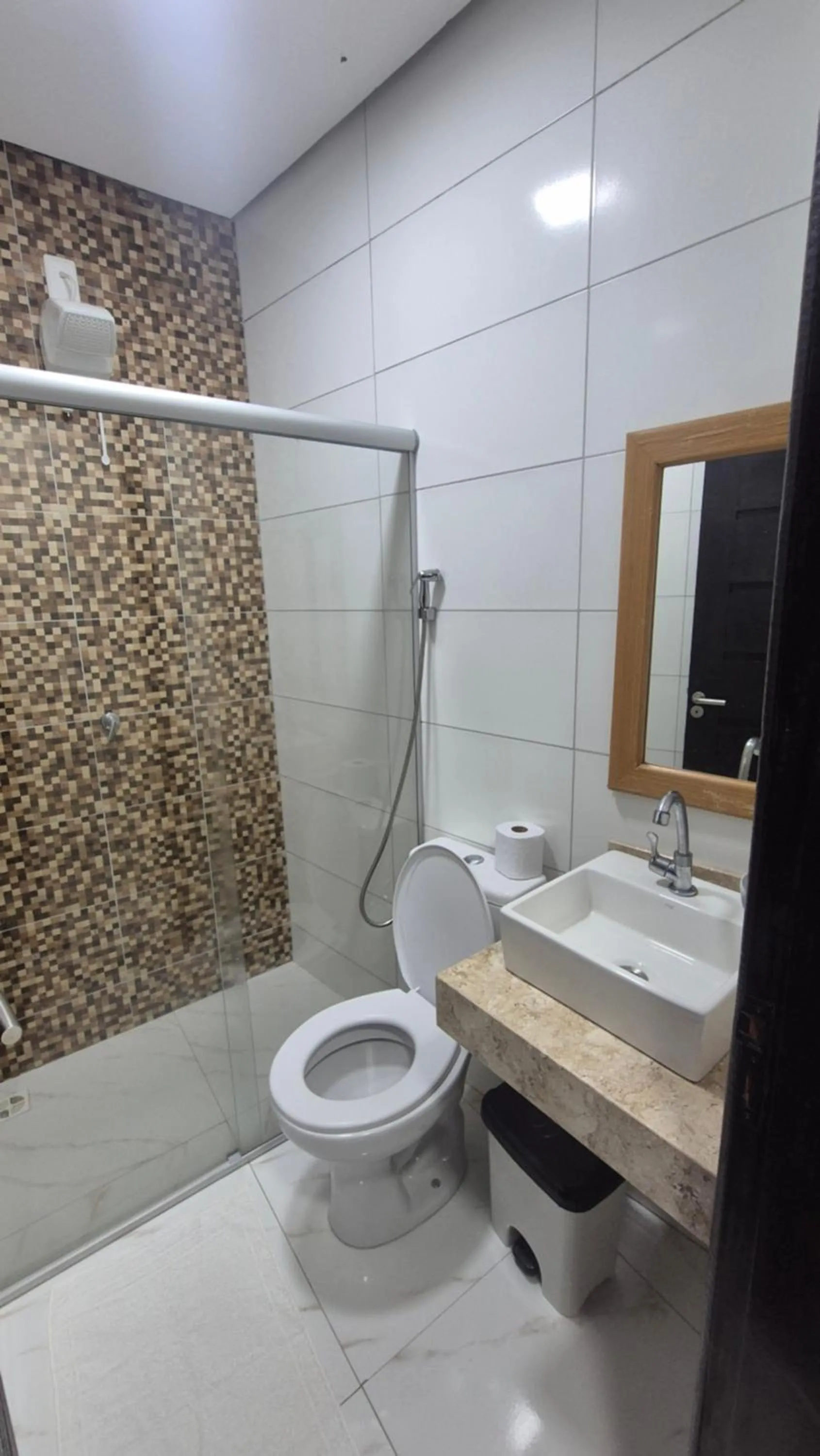 Shower in Magia D'ajuda Hospedagem - Centrinho, próximo à Mucugê