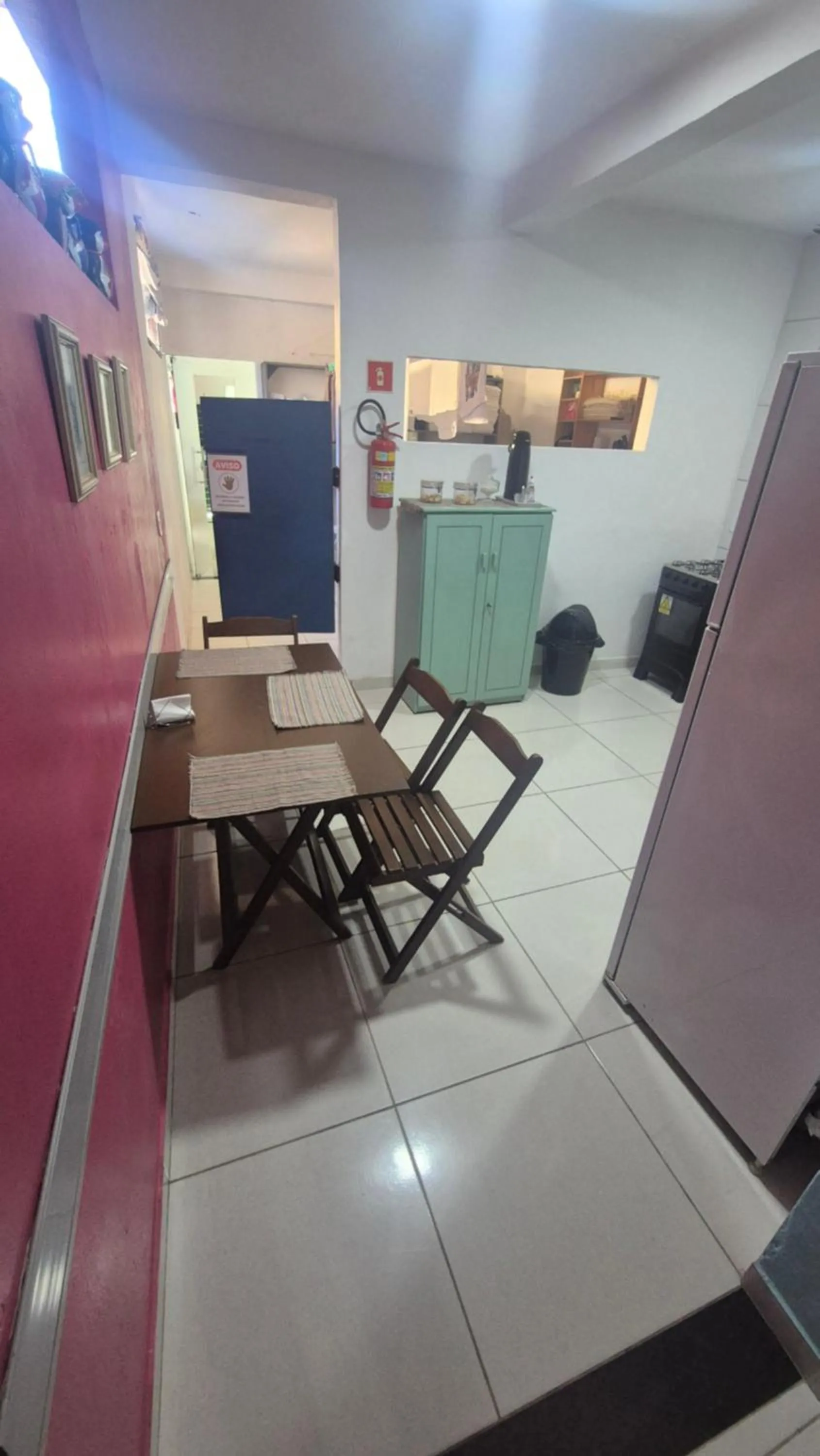 Communal kitchen in Magia D'ajuda Hospedagem - Centrinho, próximo à Mucugê