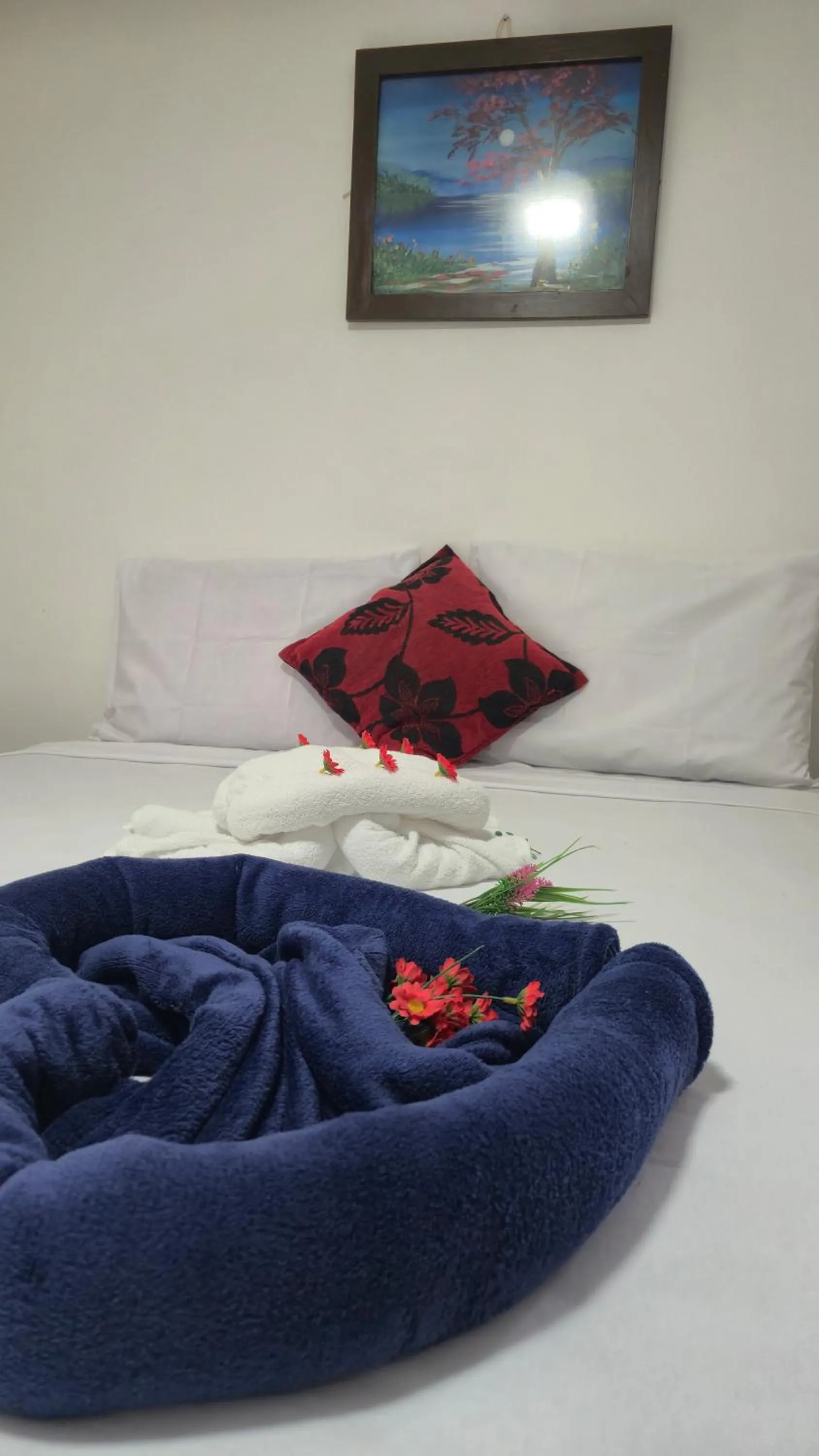Decorative detail, Bed in Magia D'ajuda Hospedagem - Centrinho, próximo à Mucugê