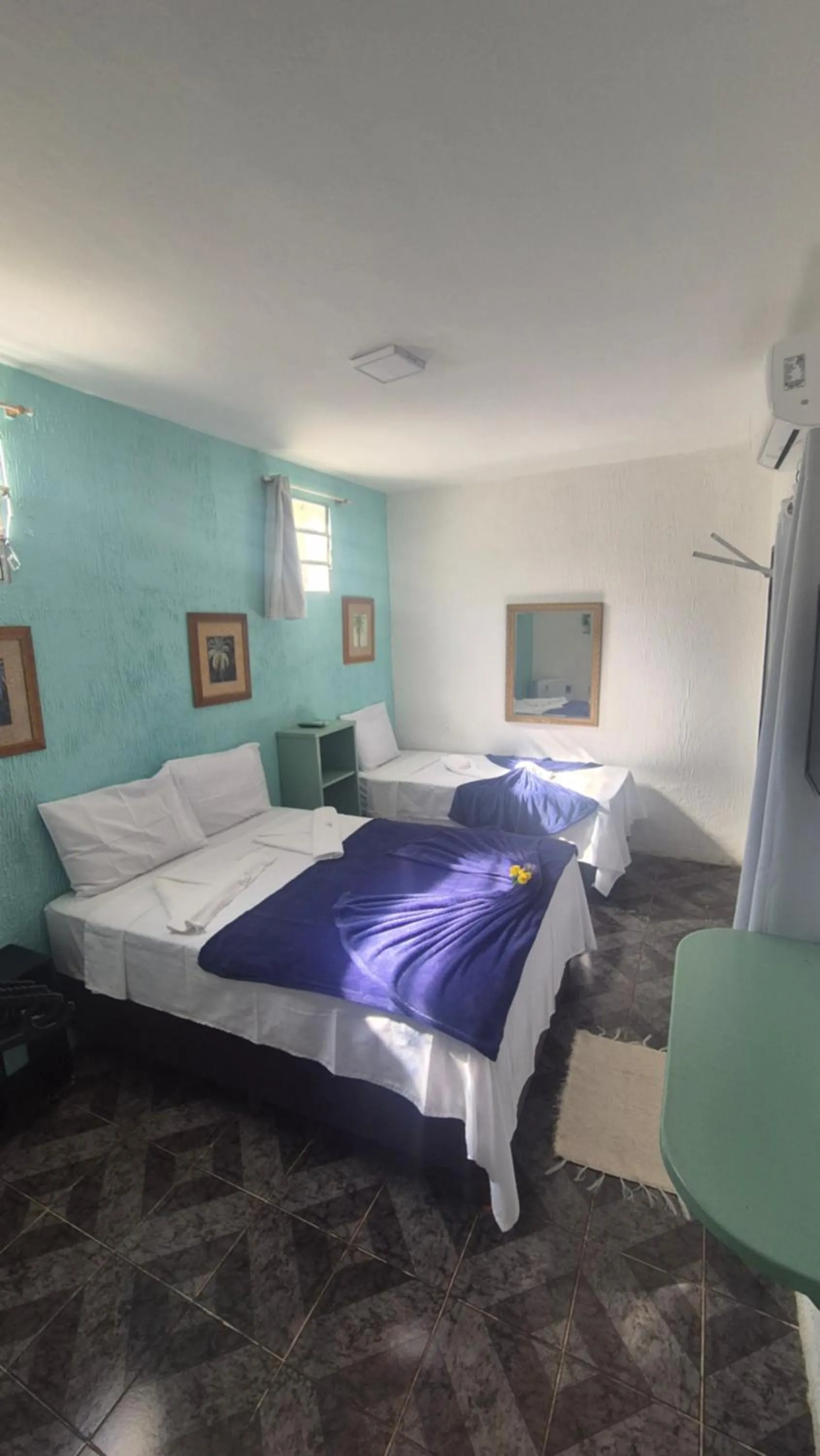 Bed in Magia D'ajuda Hospedagem - Centrinho, próximo à Mucugê