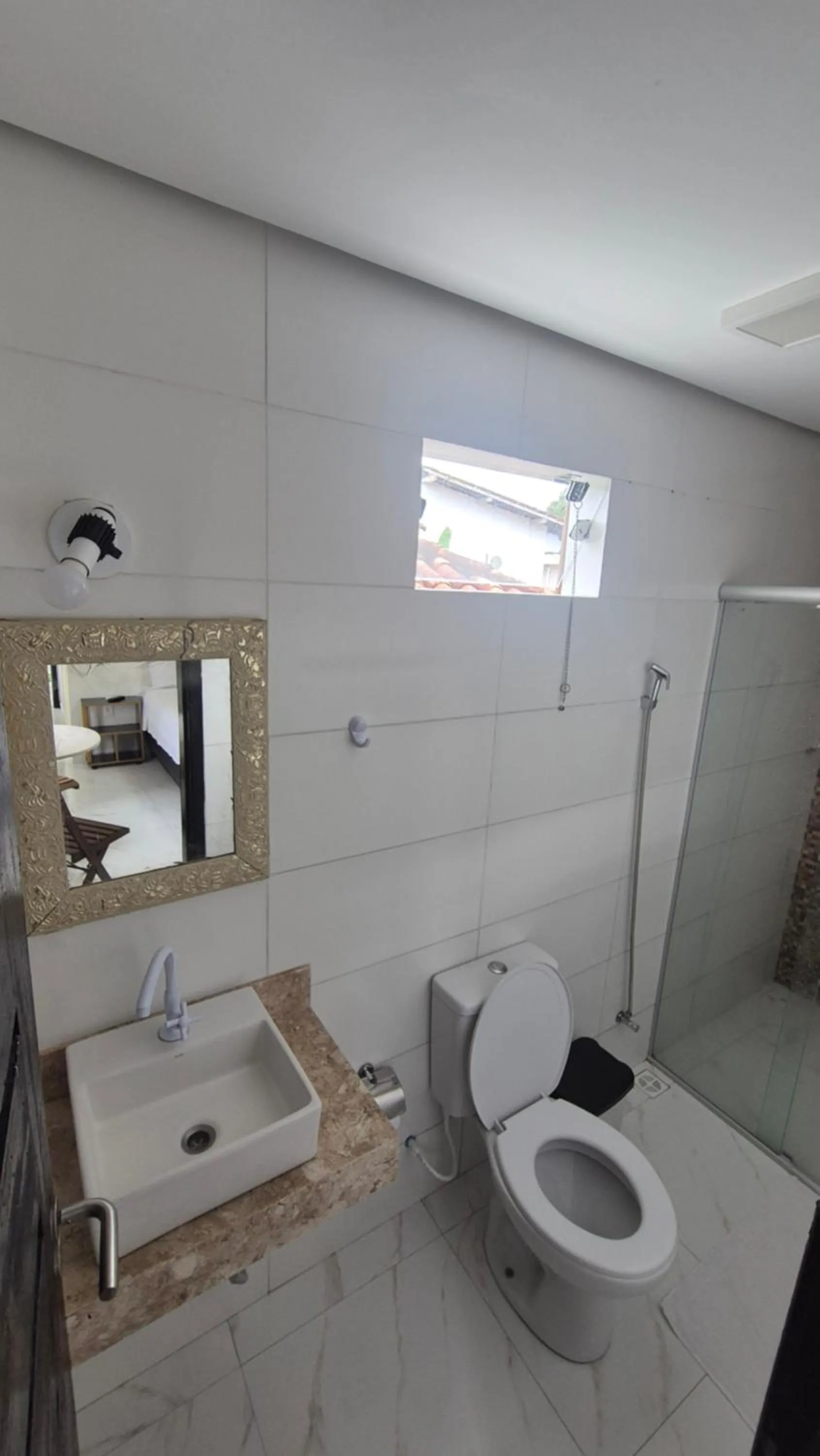 Bathroom in Magia D'ajuda Hospedagem - Centrinho, próximo à Mucugê