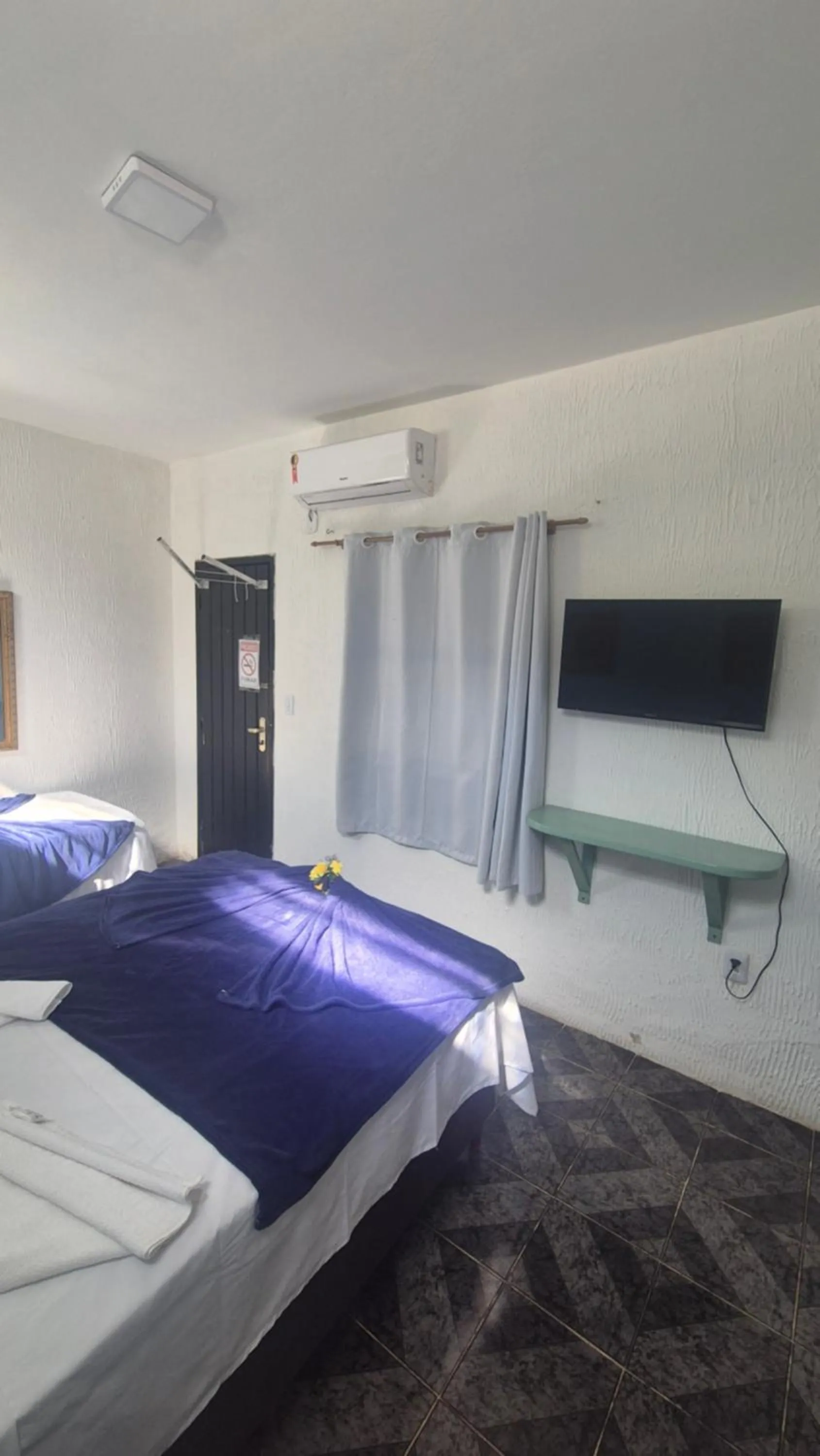 TV and multimedia, Bed in Magia D'ajuda Hospedagem - Centrinho, próximo à Mucugê
