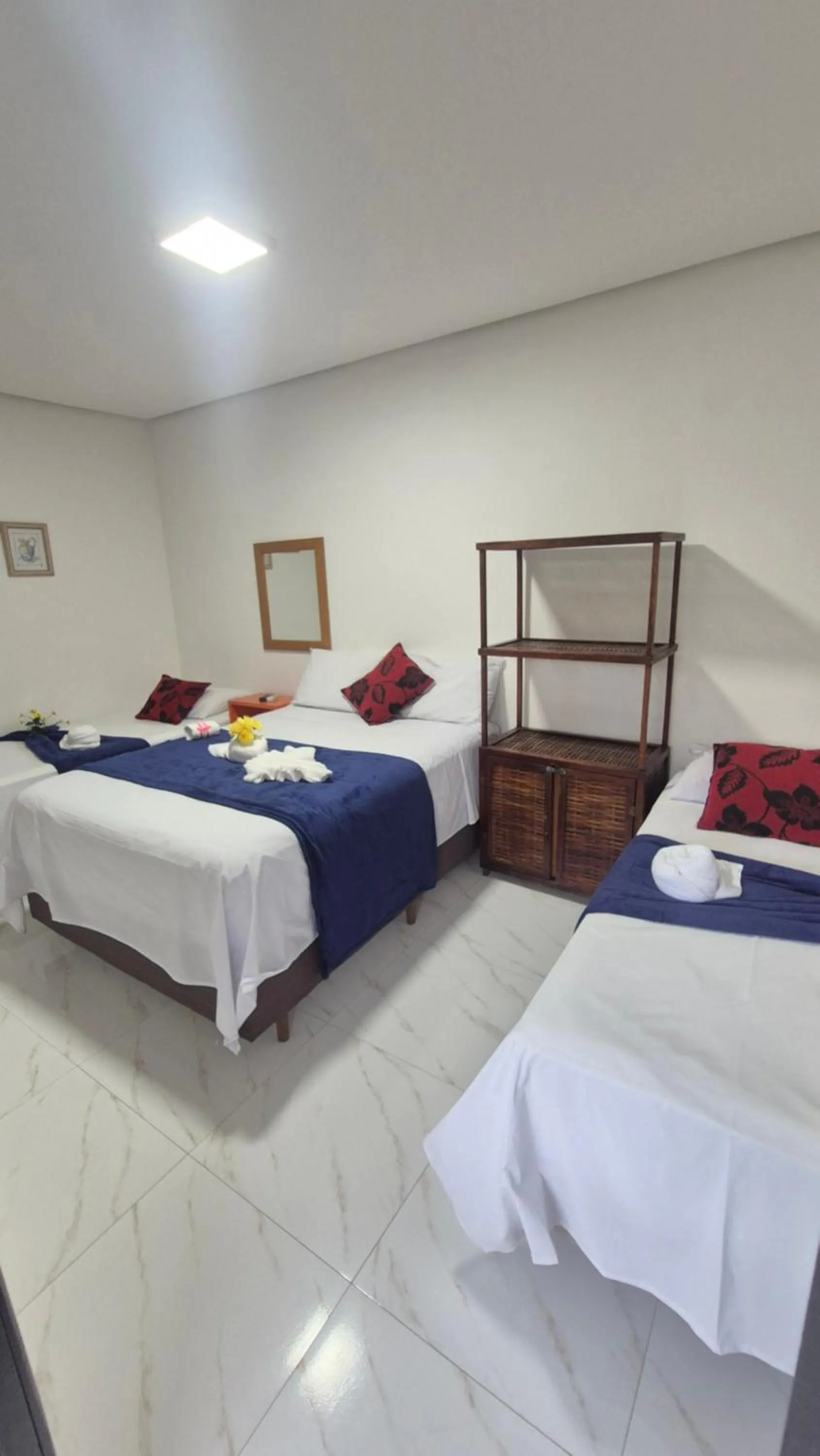 Bed in Magia D'ajuda Hospedagem - Centrinho, próximo à Mucugê