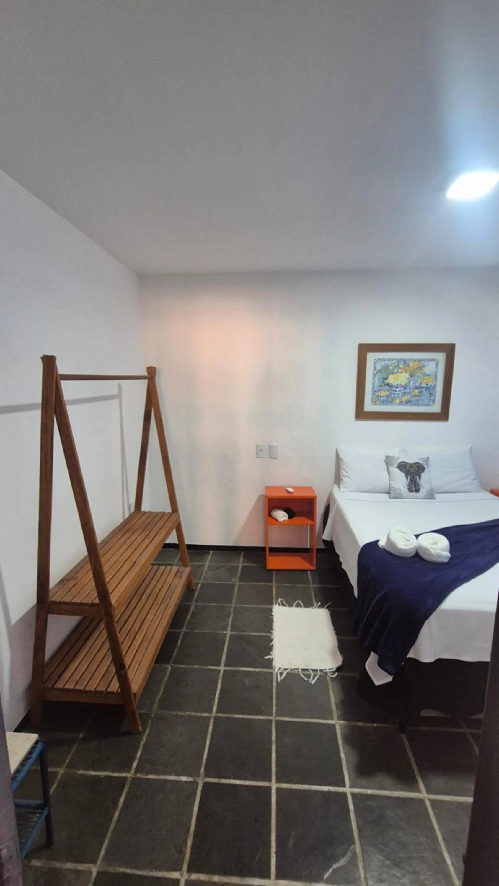 Bed in Magia D'ajuda Hospedagem - Centrinho, próximo à Mucugê