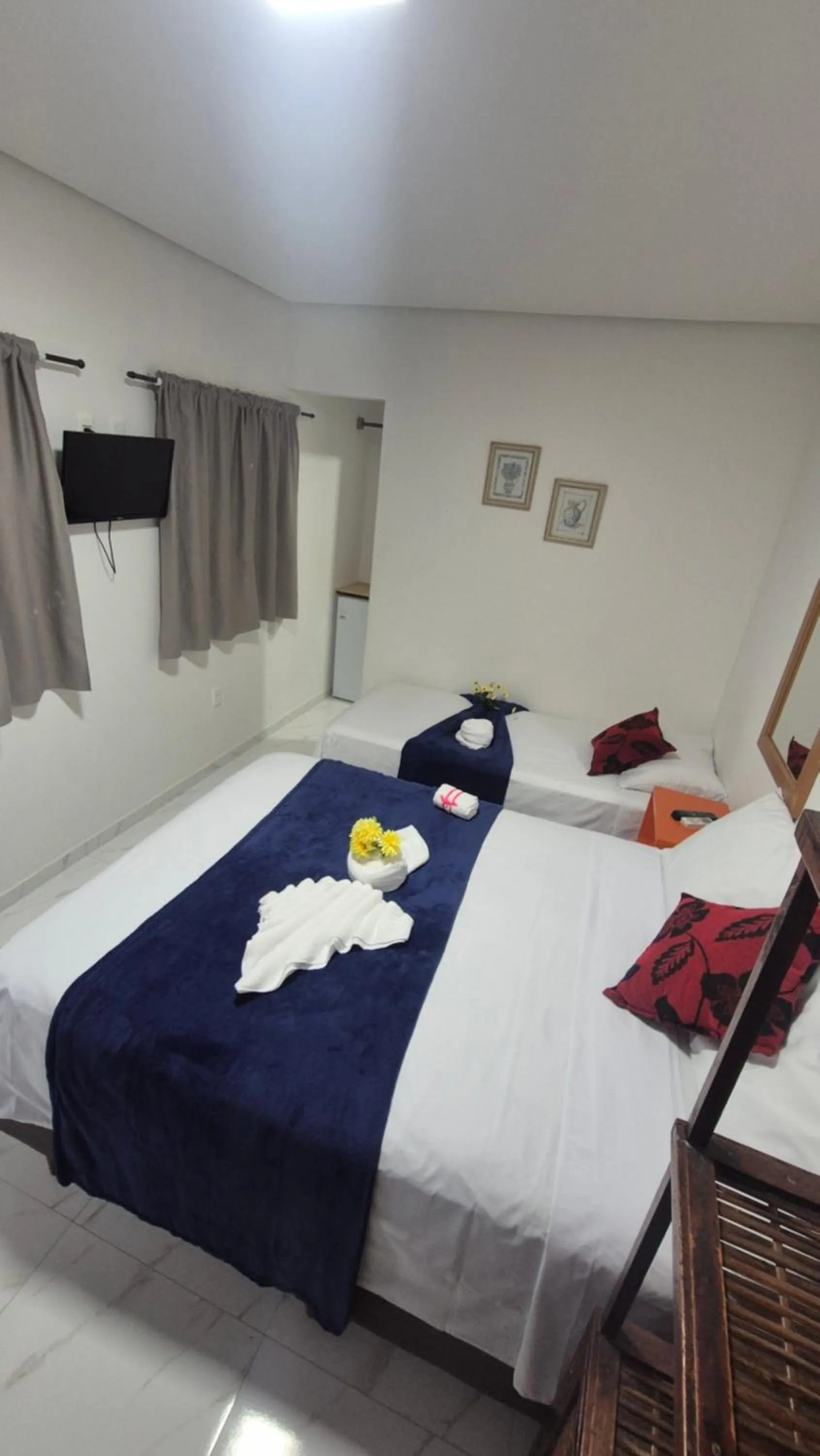 Bed in Magia D'ajuda Hospedagem - Centrinho, próximo à Mucugê