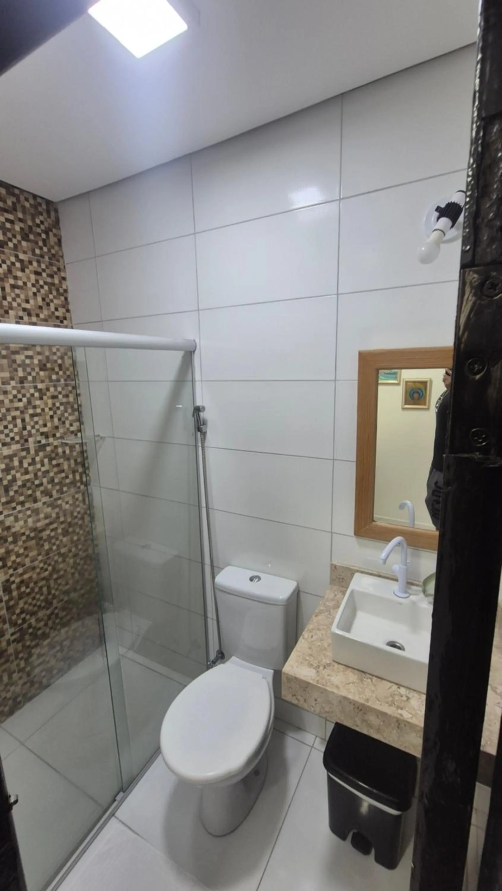 Bathroom in Magia D'ajuda Hospedagem - Centrinho, próximo à Mucugê