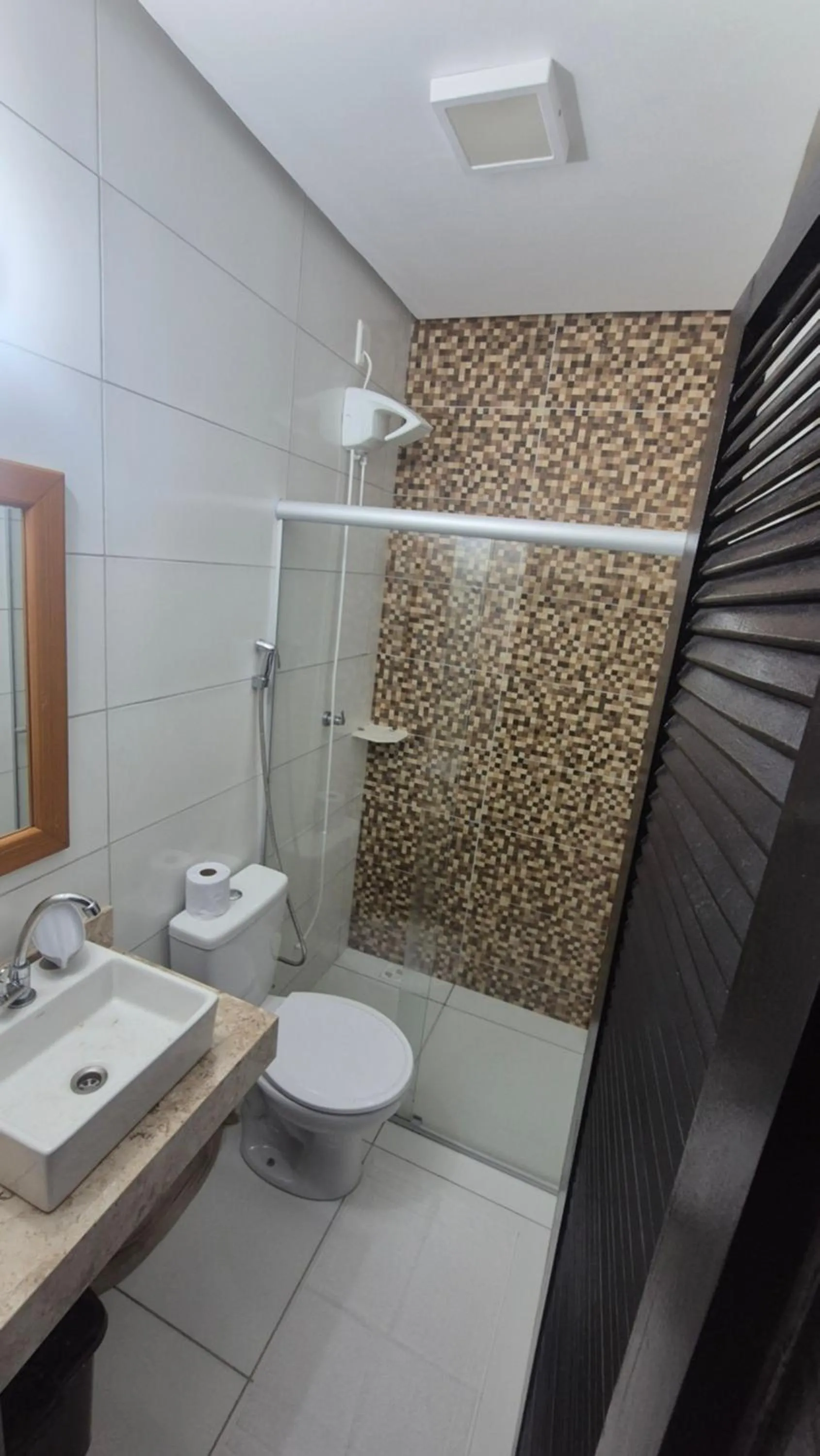 Bathroom in Magia D'ajuda Hospedagem - Centrinho, próximo à Mucugê
