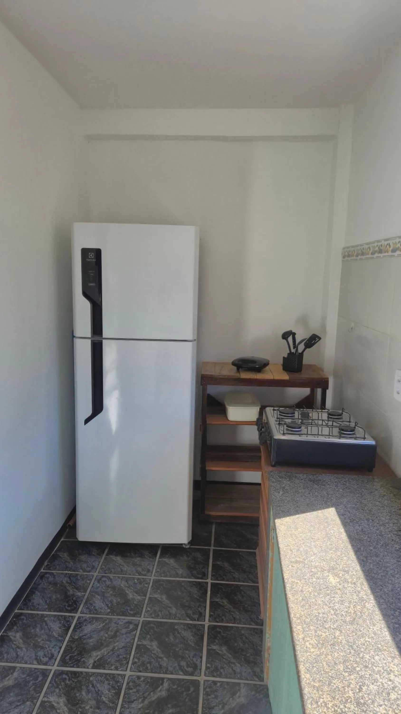 Kitchen or kitchenette in Magia D'ajuda Hospedagem - Centrinho, próximo à Mucugê