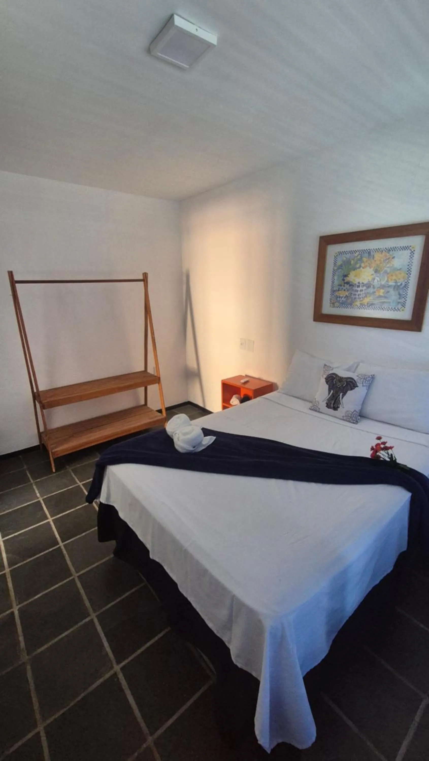 Bed in Magia D'ajuda Hospedagem - Centrinho, próximo à Mucugê