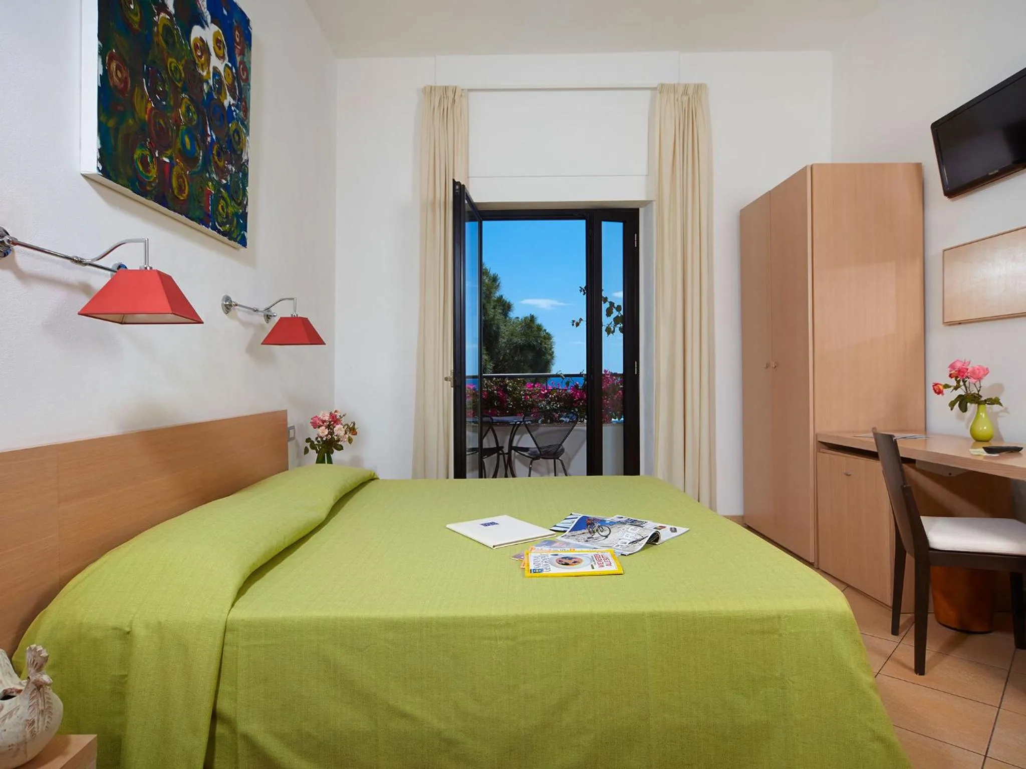 Bed in Hotel Cala Luna