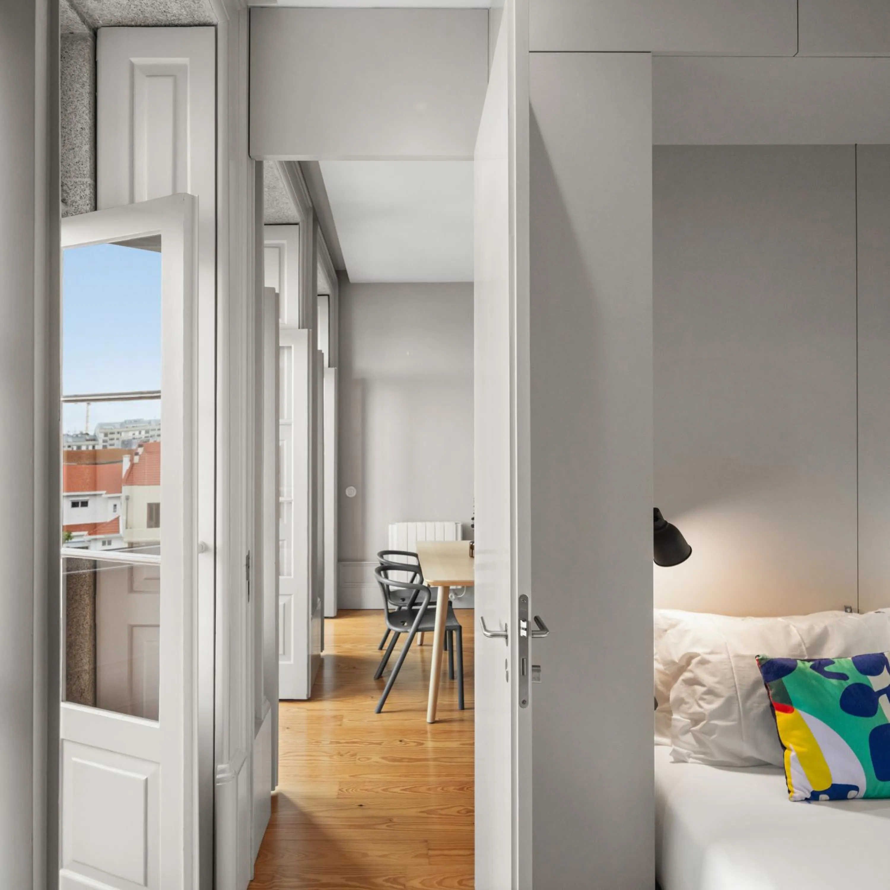 Bed in Baumhaus Serviced Living - Art & Design Apartments