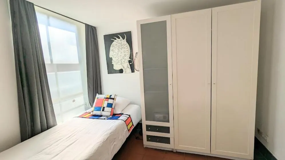 Bed in The Amsterdam Hotel Apartment in the Center