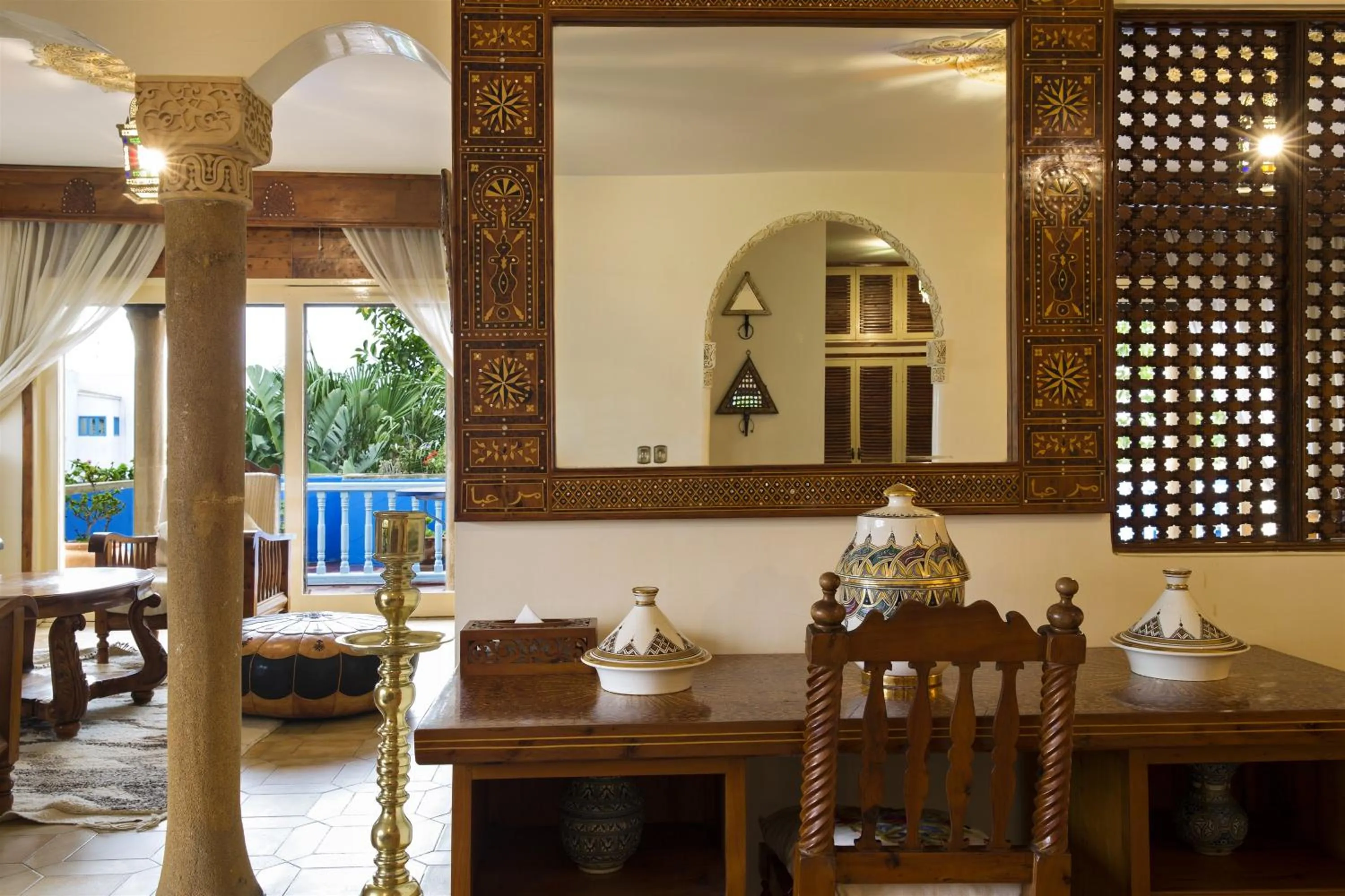 Decorative detail in Villa Quieta