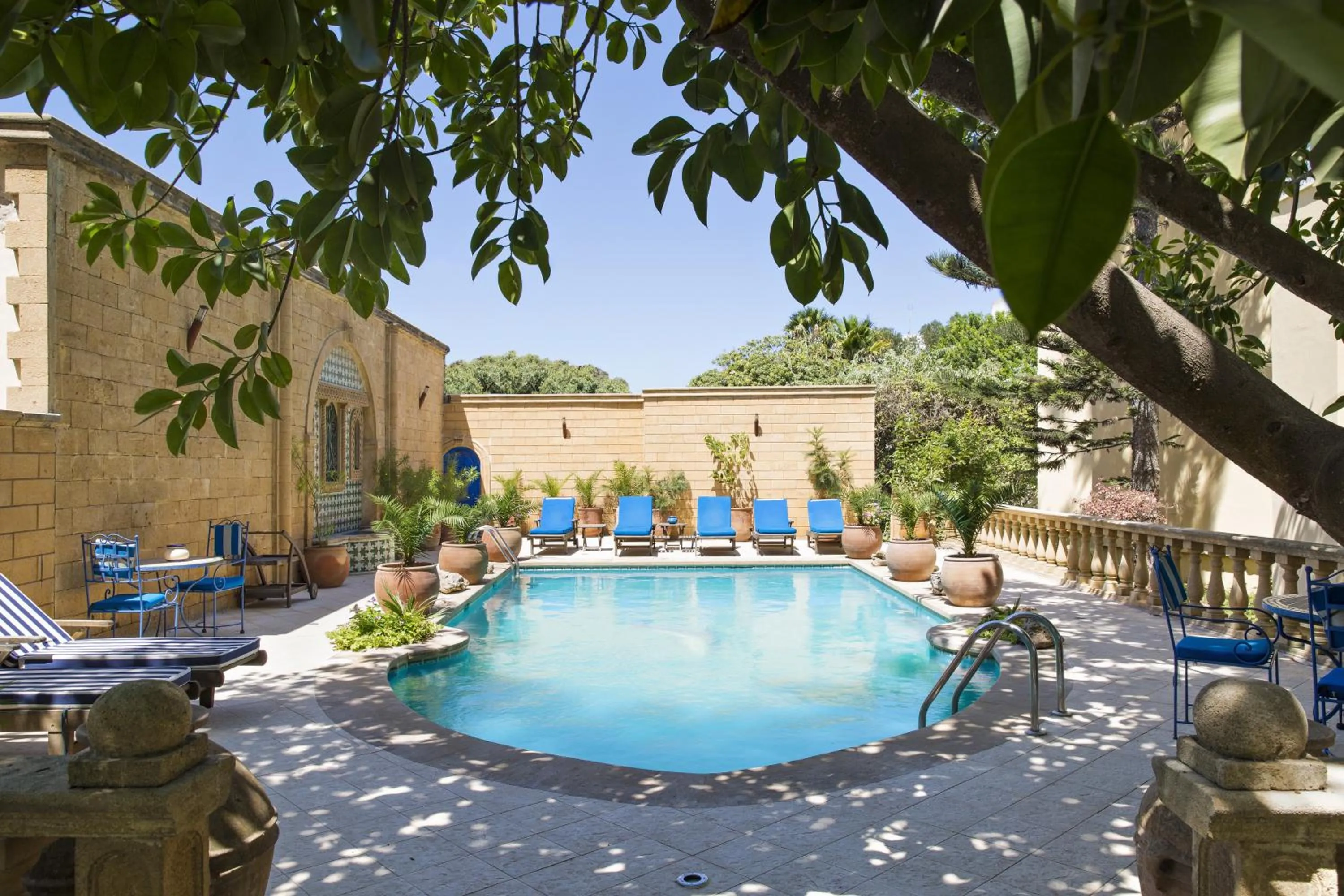 Pool view in Villa Quieta