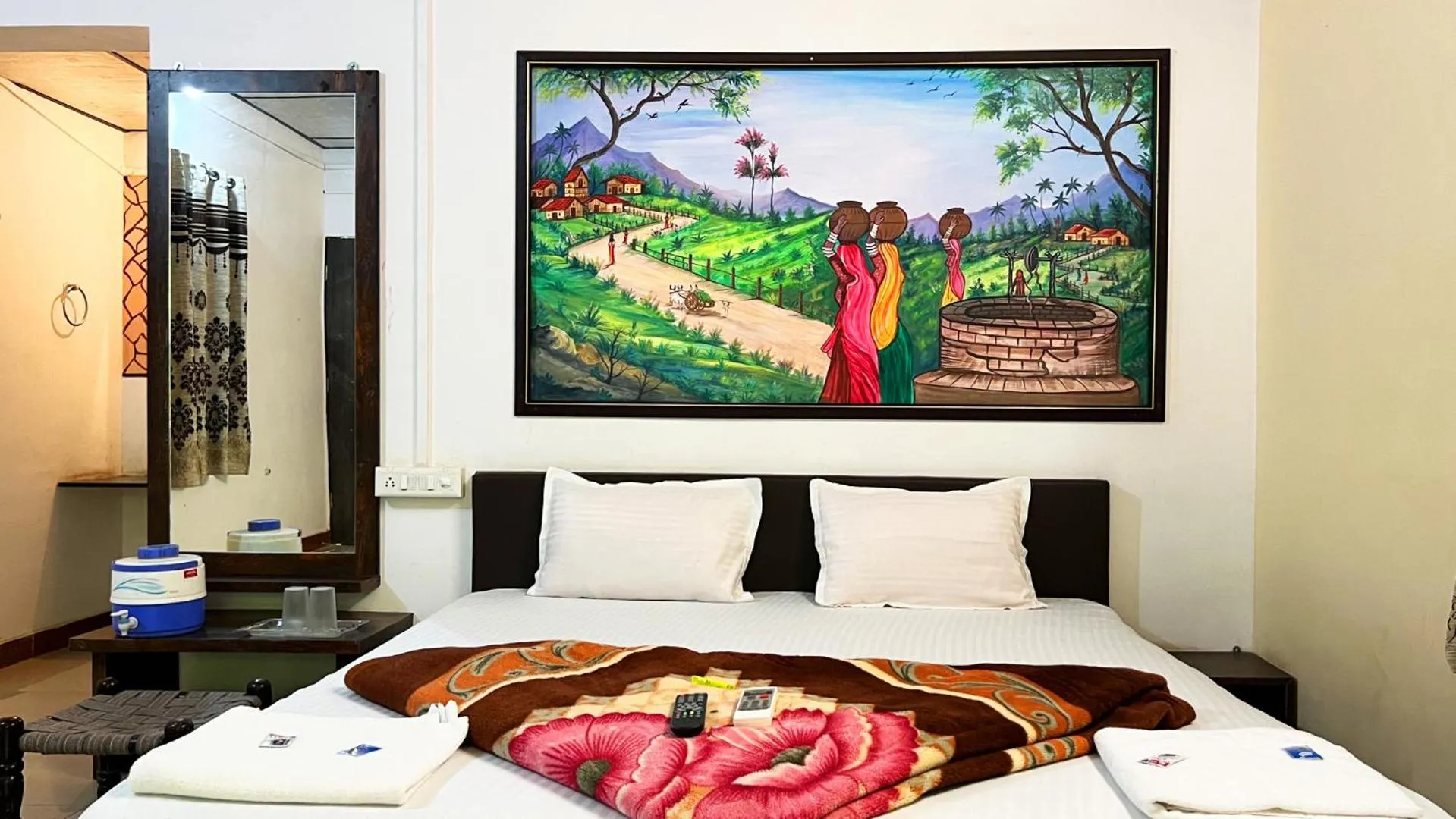 Bed in The Wilds Villa Gir Jungle Stay with Swimming Pool