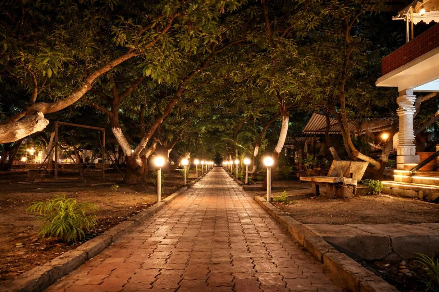 Garden view in The Wilds Villa Gir Jungle Stay with Swimming Pool