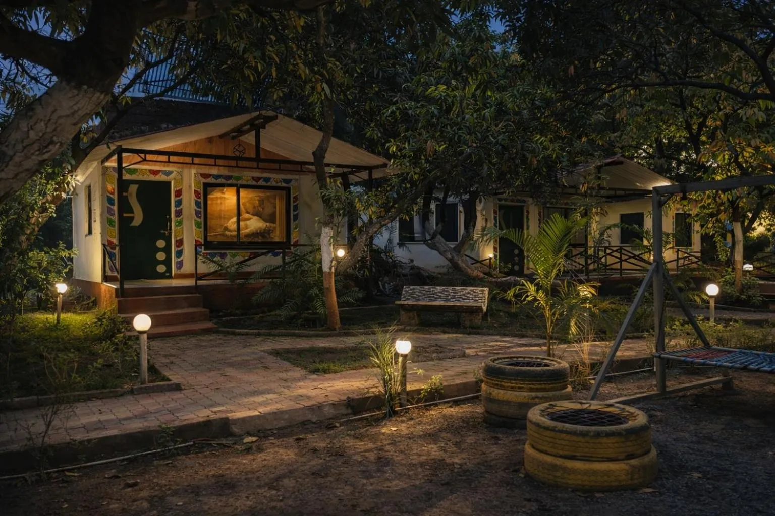 Patio in The Wilds Villa Gir Jungle Stay with Swimming Pool