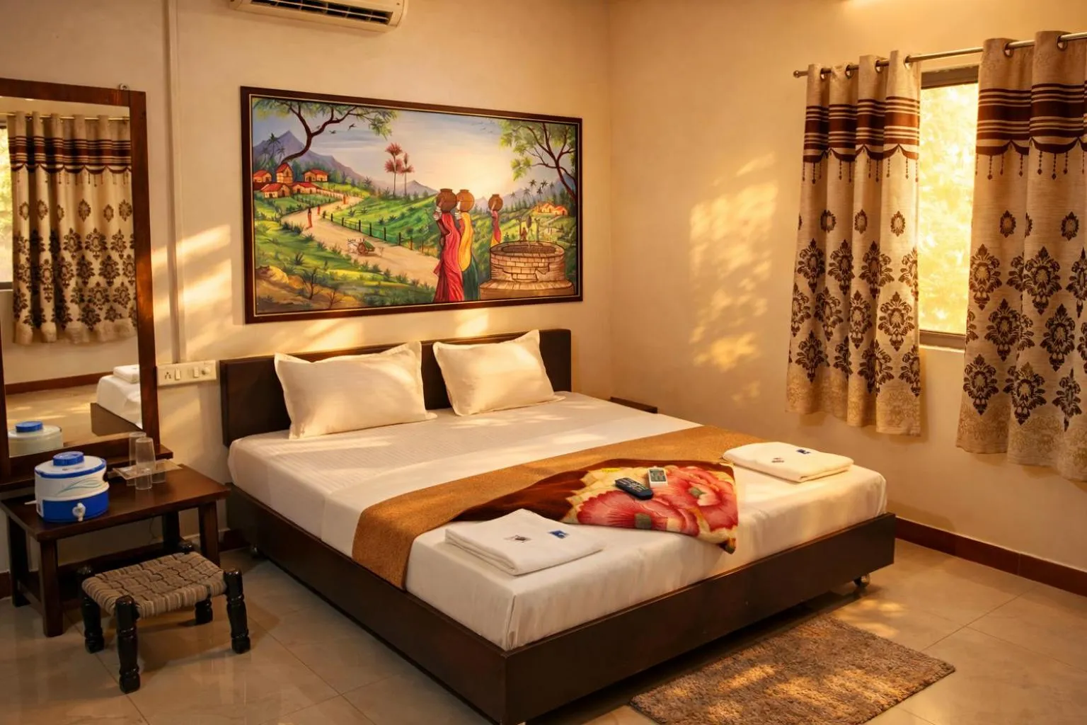 Bedroom, Bed in The Wilds Villa Gir Jungle Stay with Swimming Pool