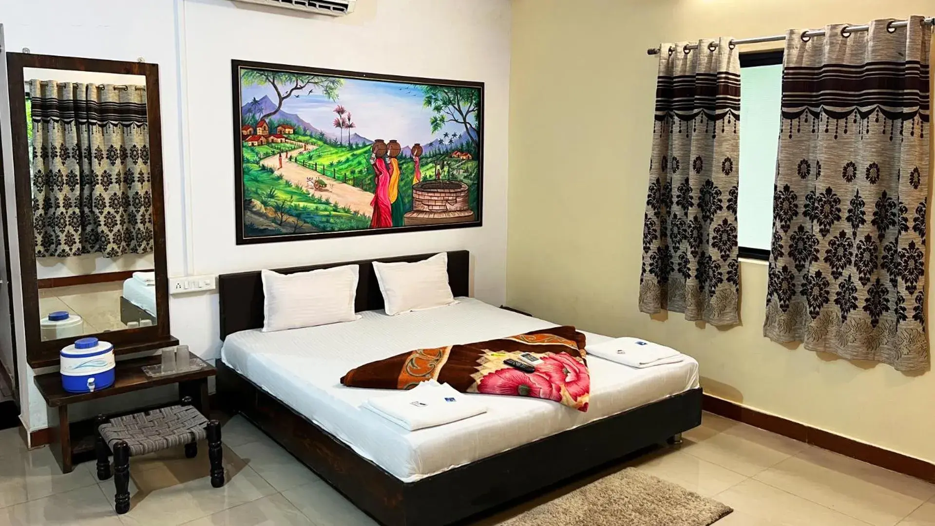 Bed in The Wilds Villa Gir Jungle Stay with Swimming Pool Bed in The Wilds Villa Gir Jungle Stay with Swimming Pool