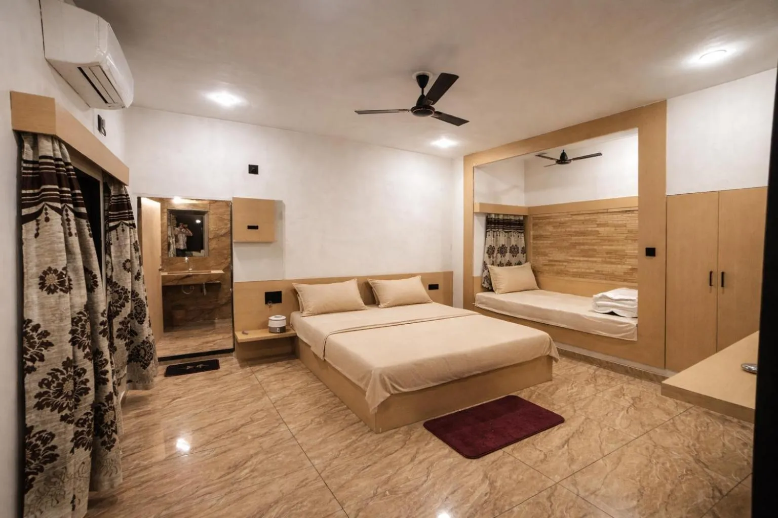 Bed in The Wilds Villa Gir Jungle Stay with Swimming Pool