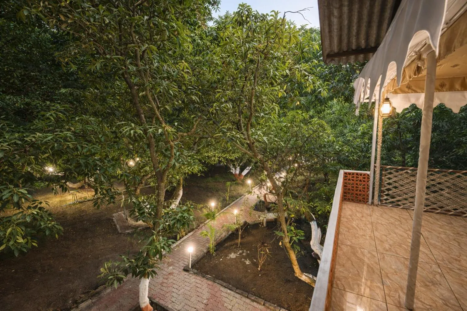 Balcony/Terrace in The Wilds Villa Gir Jungle Stay with Swimming Pool