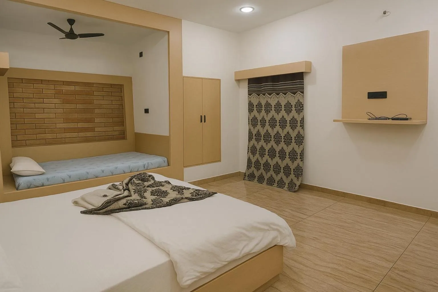 Bed in The Wilds Villa Gir Jungle Stay with Swimming Pool