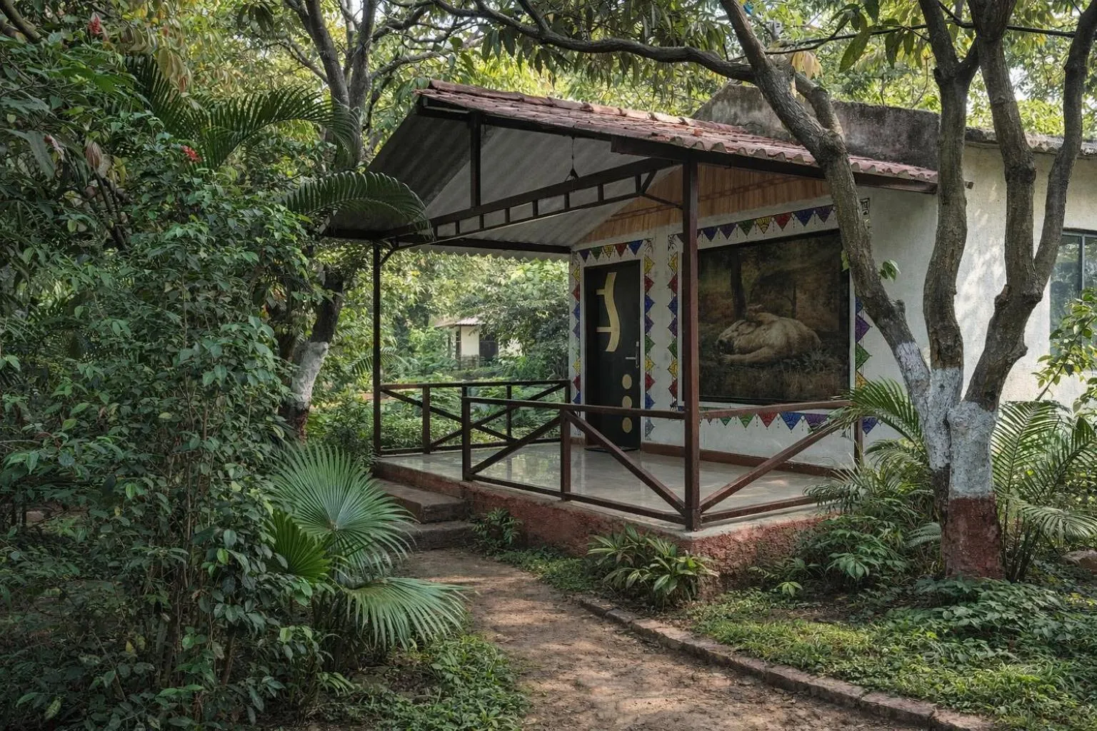 Property building in The Wilds Villa Gir Jungle Stay with Swimming Pool