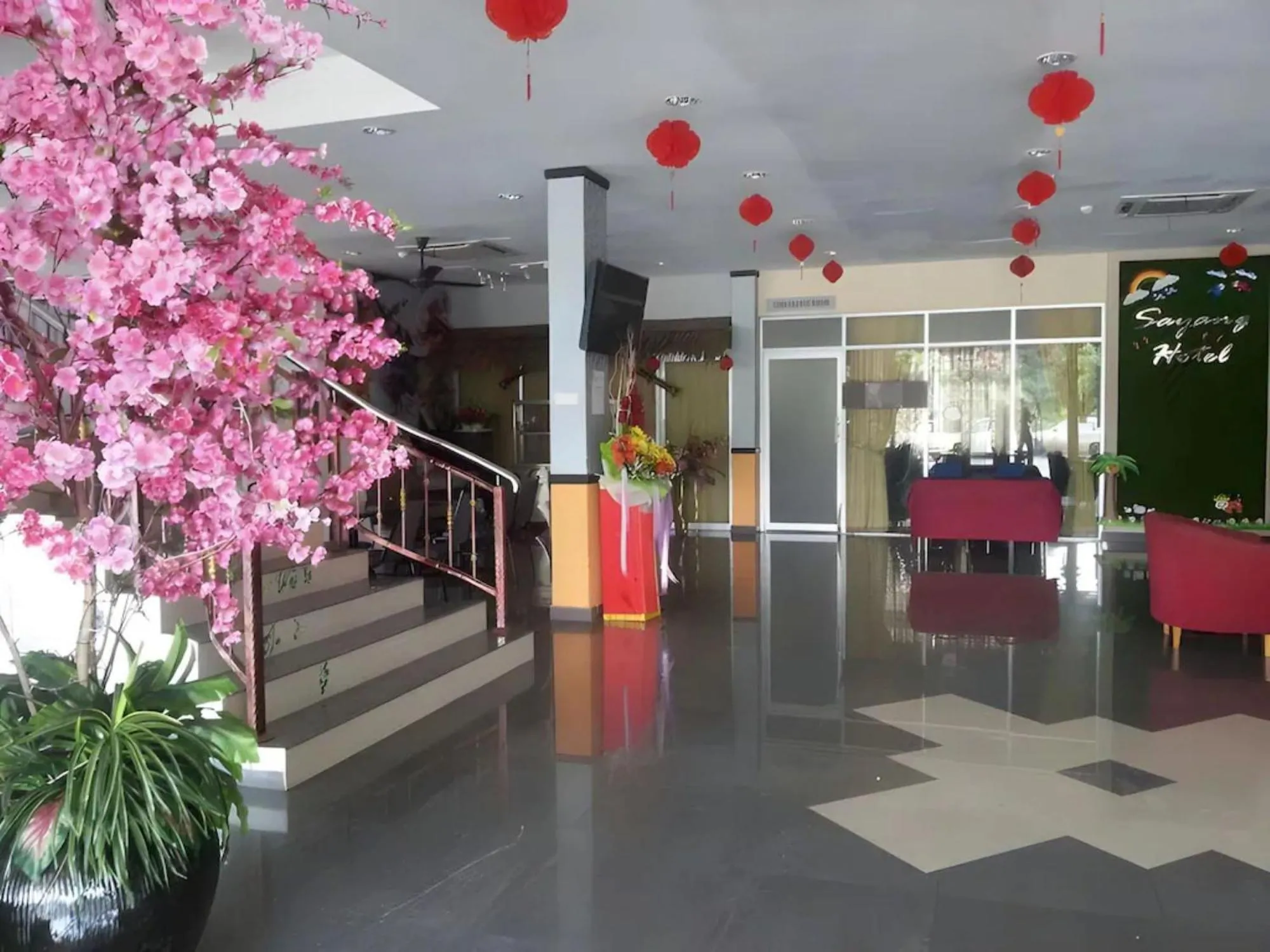 Seating area in Hotel Sayang