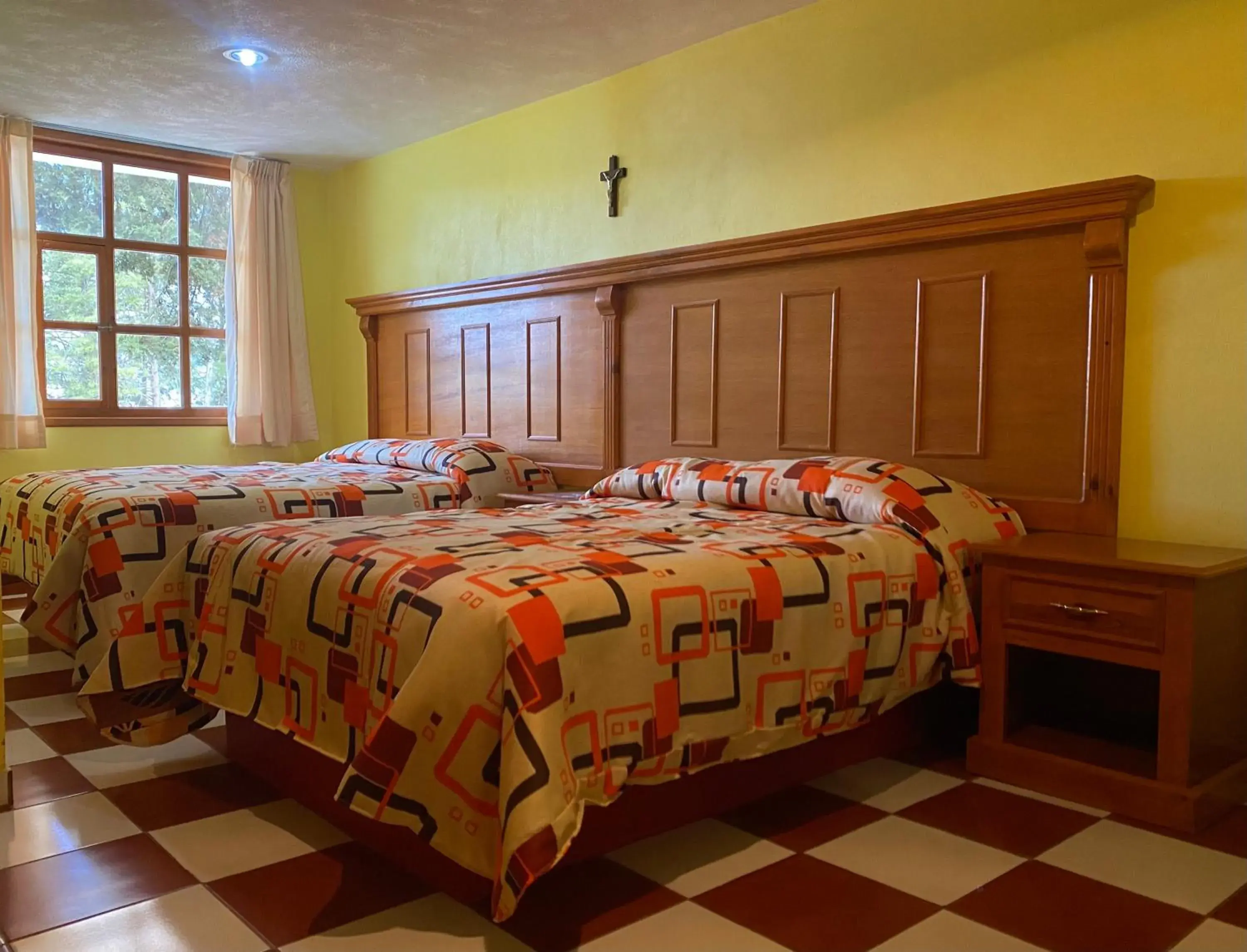 Twin Room in Hotel Posada Castillo Panteon Ingles Twin Room in Hotel Posada Castillo Panteon Ingles