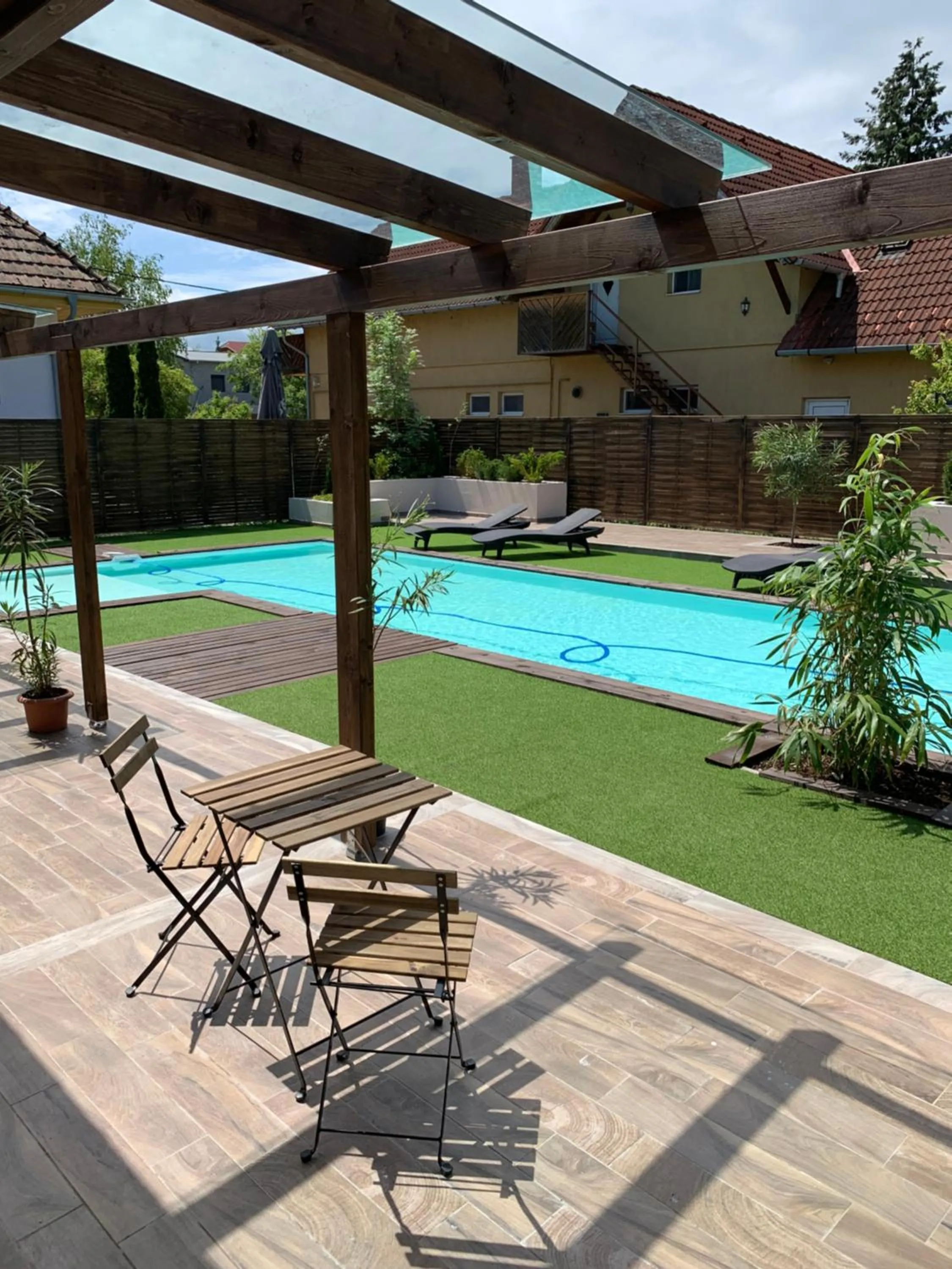 Pool view in Silver Garden