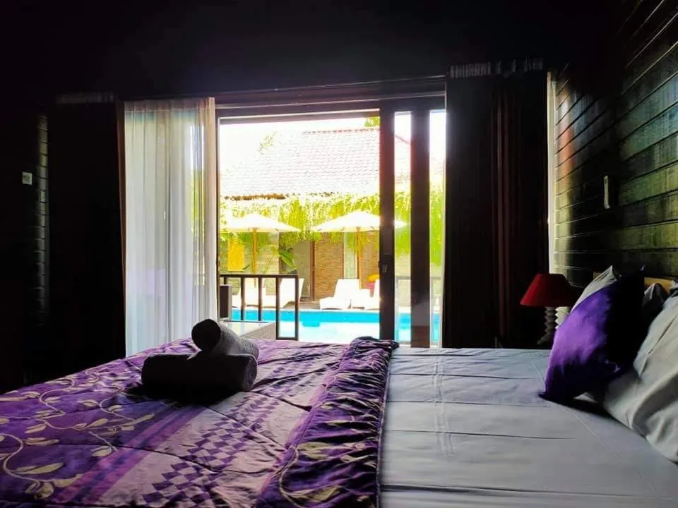 Bed in Bunutbali Villas88