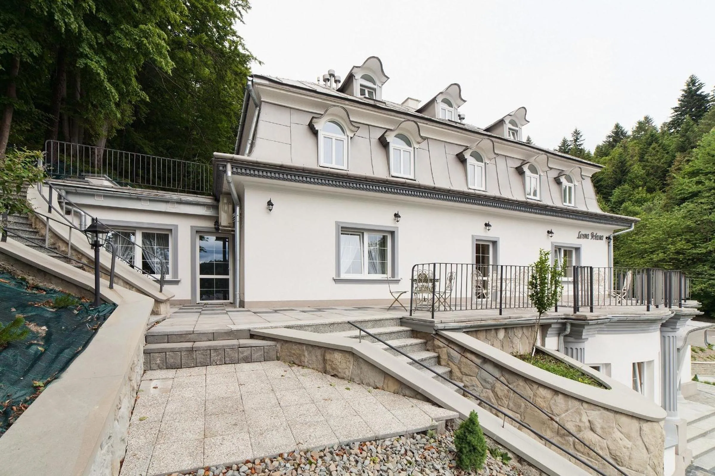 Balcony/Terrace in Leśna Polana- blisko centrum, Mini Spa, cicha, spokojna okolica, parking gratis