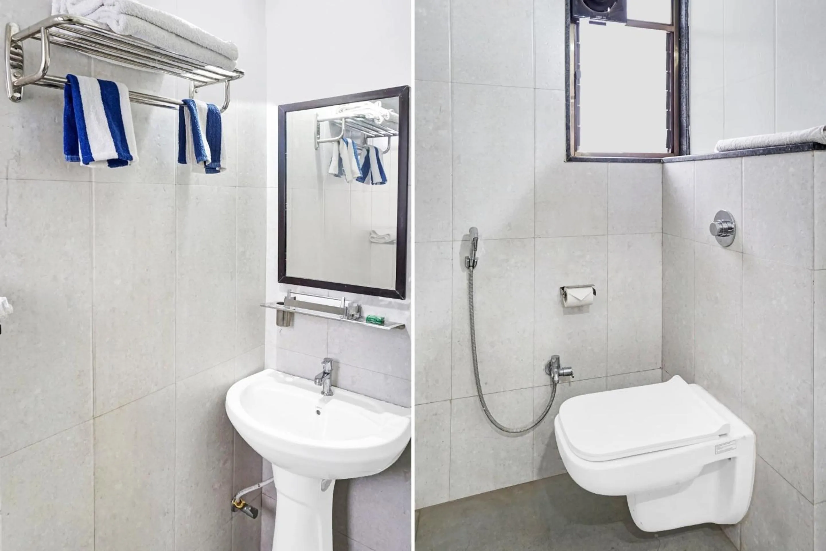 Bathroom in Super Townhouse OAK Hotel Rajmudra