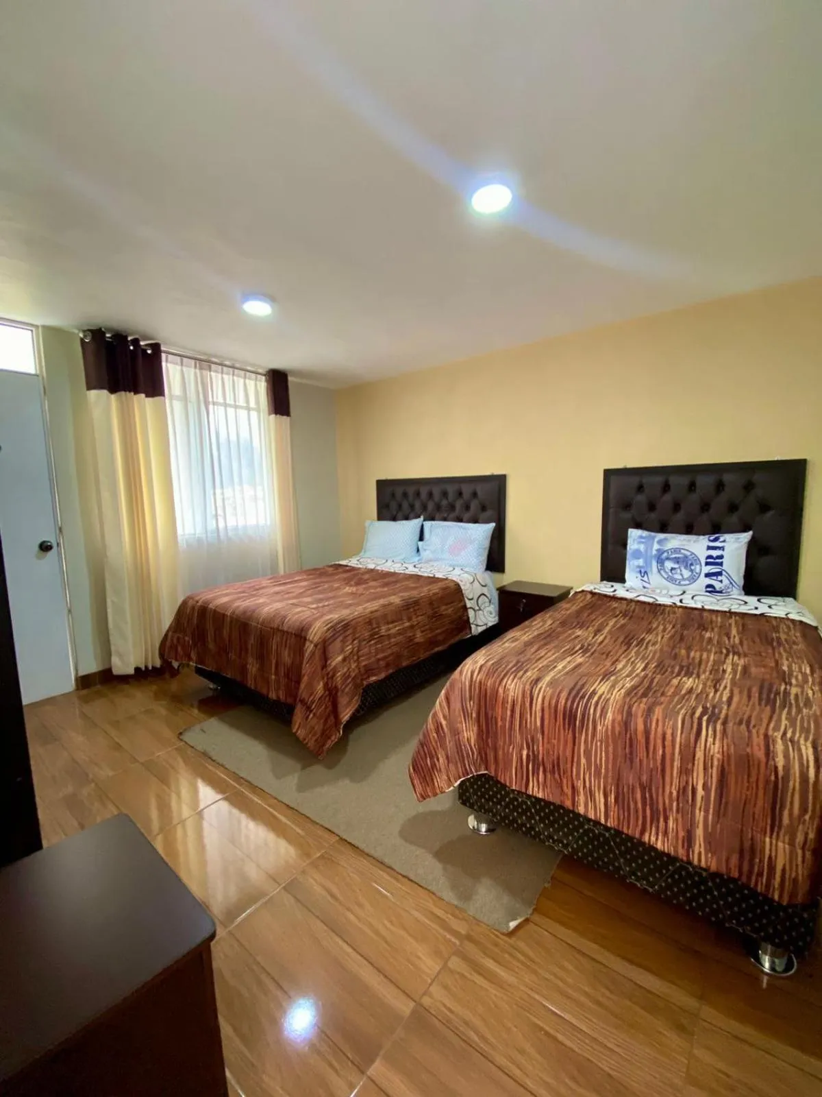 Bed in Arum Qurpawasi Hospedaje