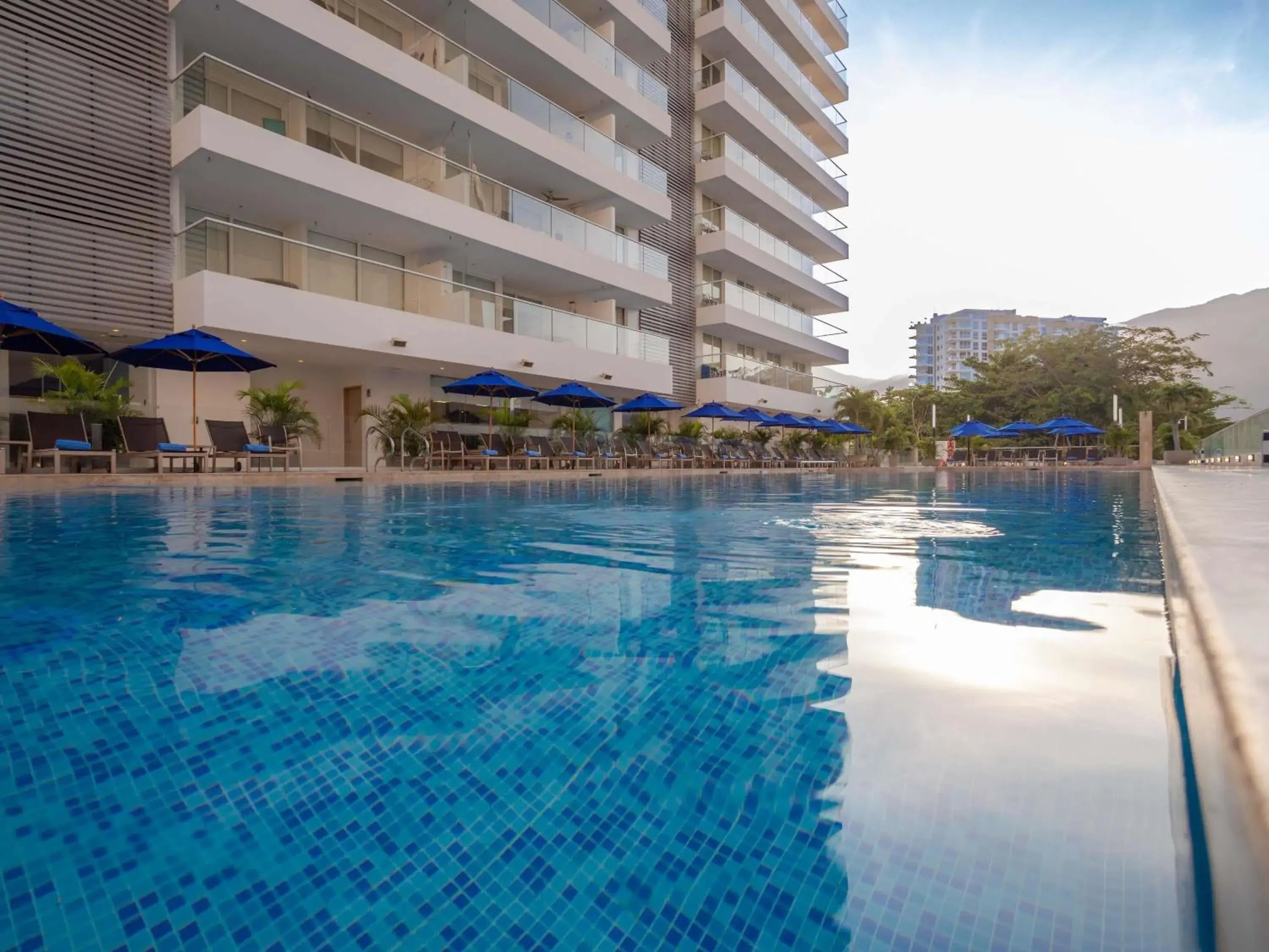 Pool view in Mercure Santa Marta Emile Pool view in Mercure Santa Marta Emile