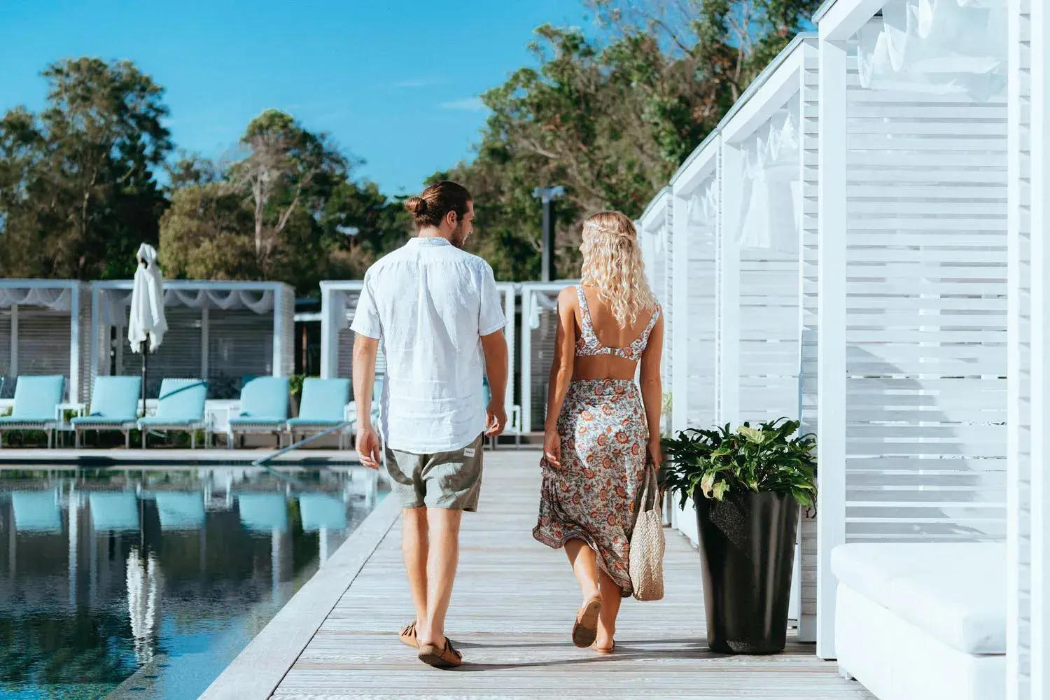 Pool view in Elements Of Byron Pool view in Elements Of Byron