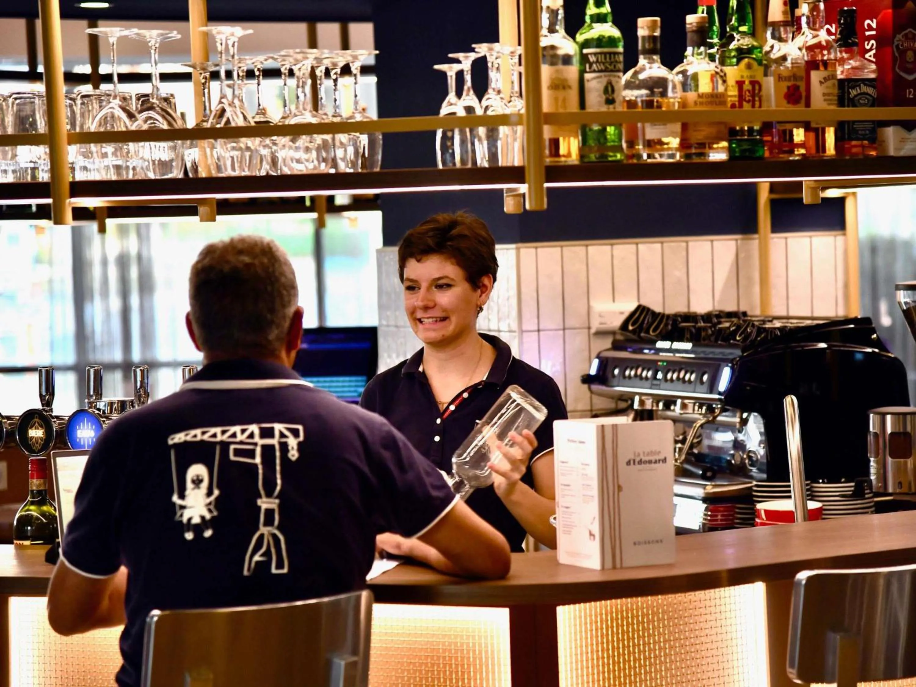 Lounge or bar in Ibis Budget Nantes Rezé Aéroport
