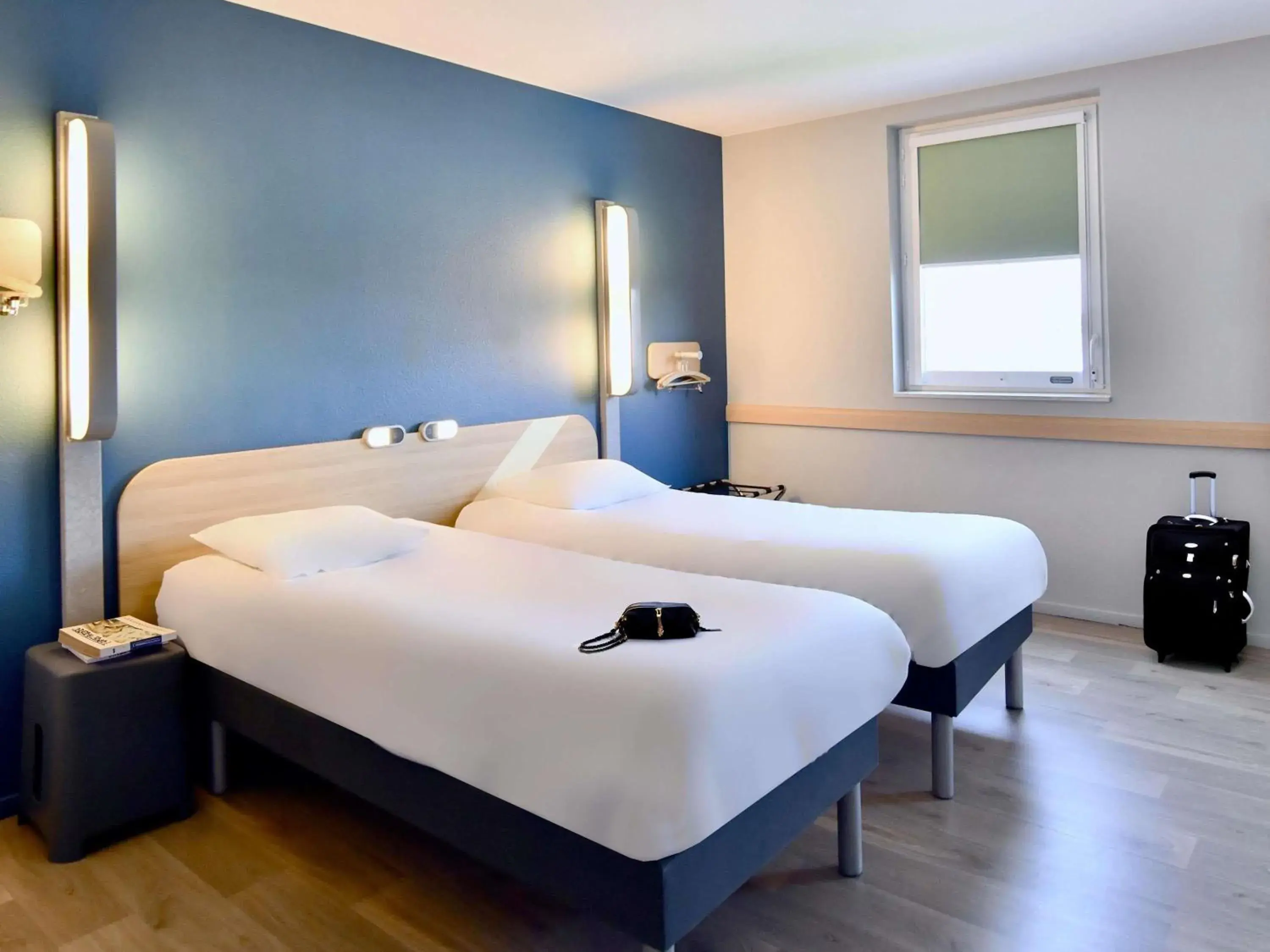 Twin Room in Ibis Budget Nantes Rezé Aéroport Twin Room in Ibis Budget Nantes Rezé Aéroport