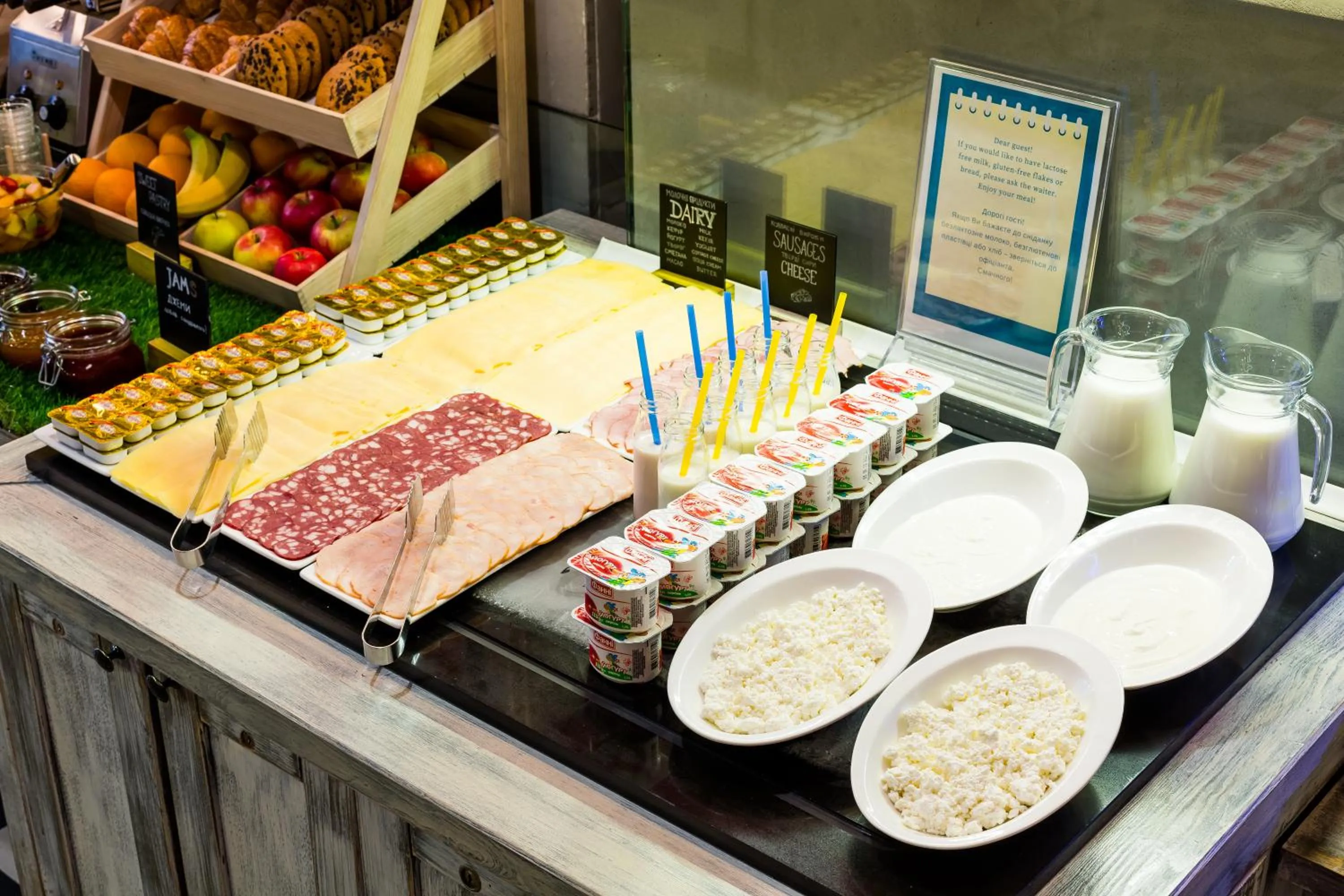 Buffet breakfast in Ibis Styles Lviv Center