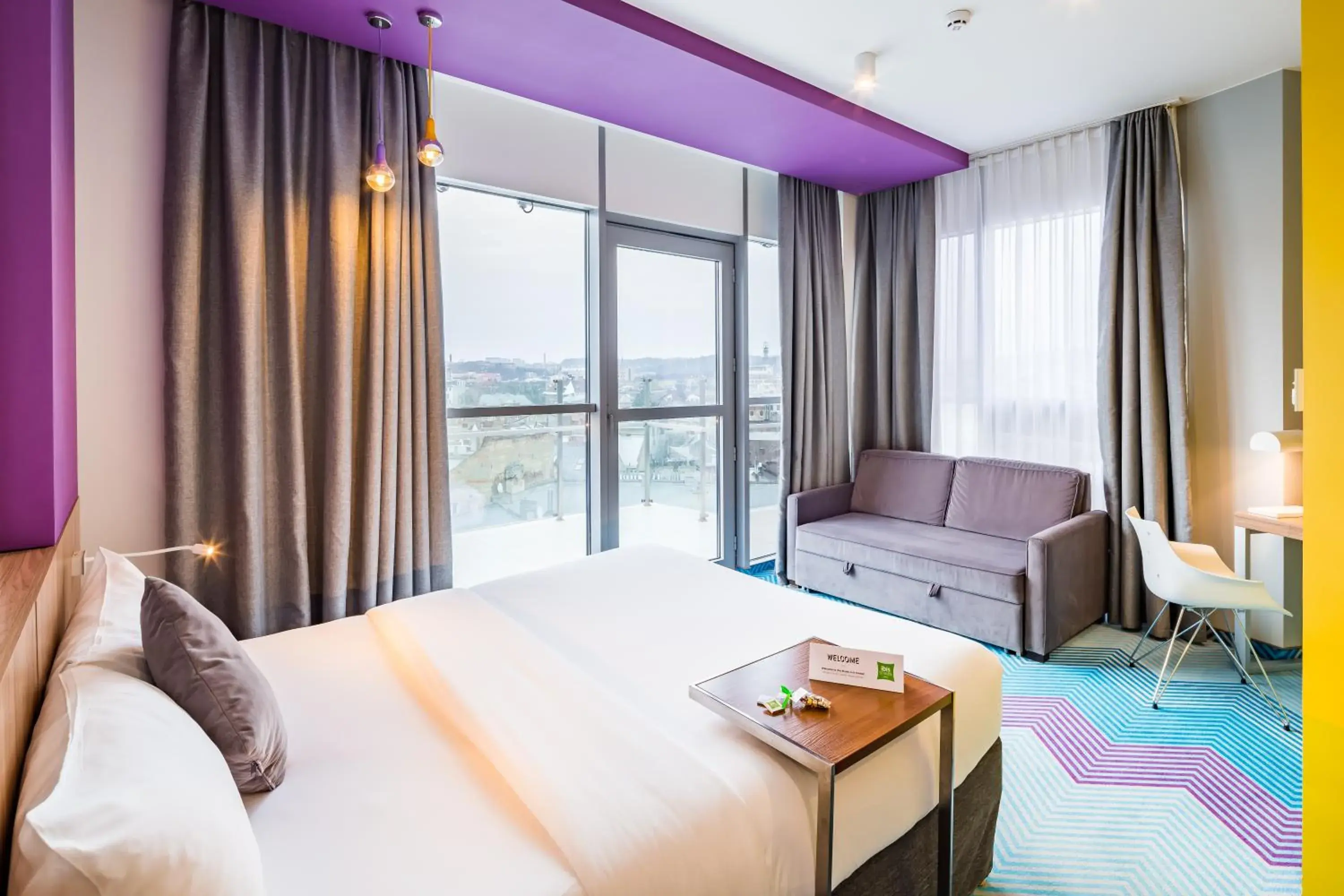 Photo of the whole room, Bed in Ibis Styles Lviv Center Photo of the whole room, Bed in Ibis Styles Lviv Center