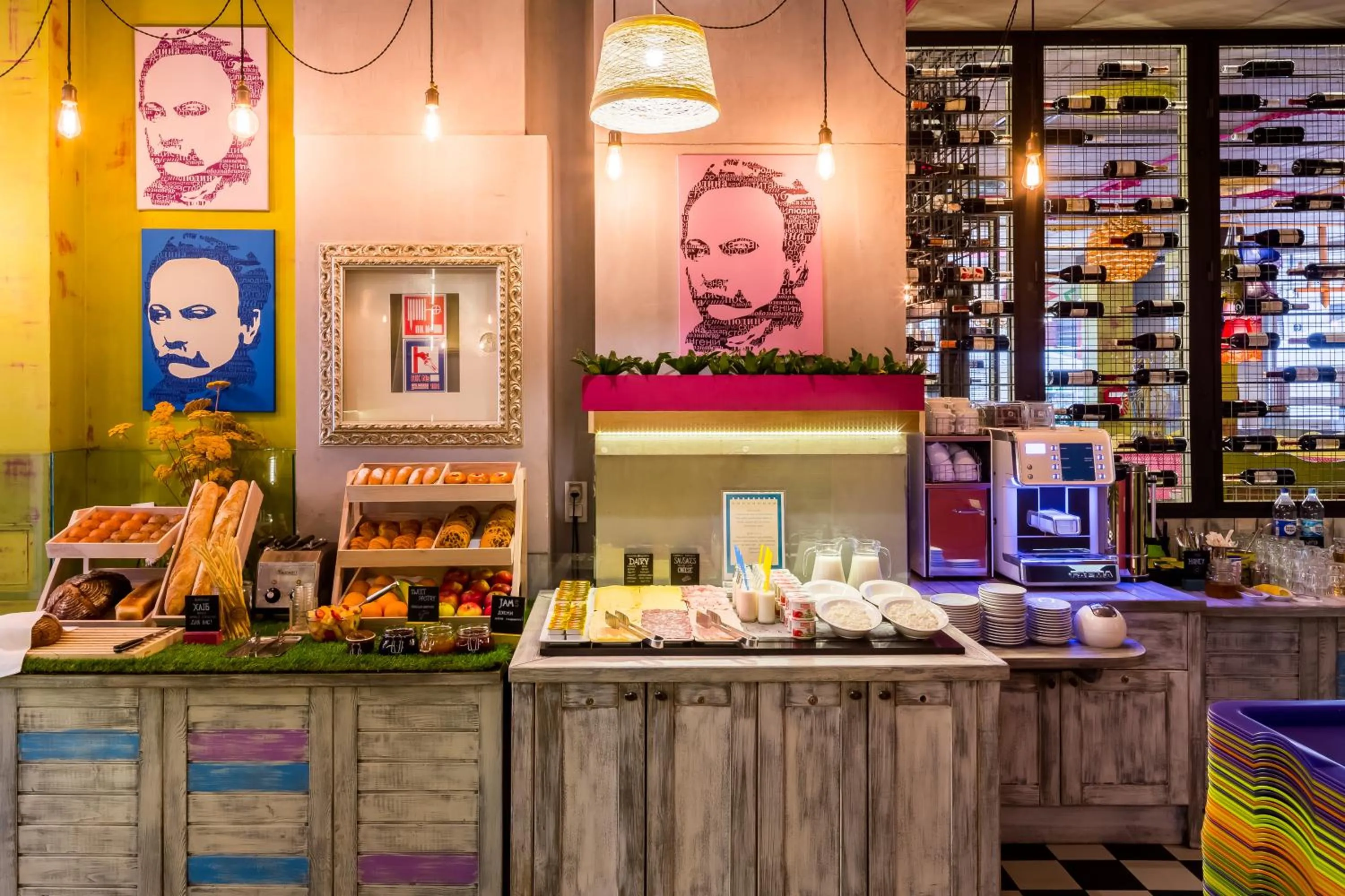 Buffet breakfast in Ibis Styles Lviv Center