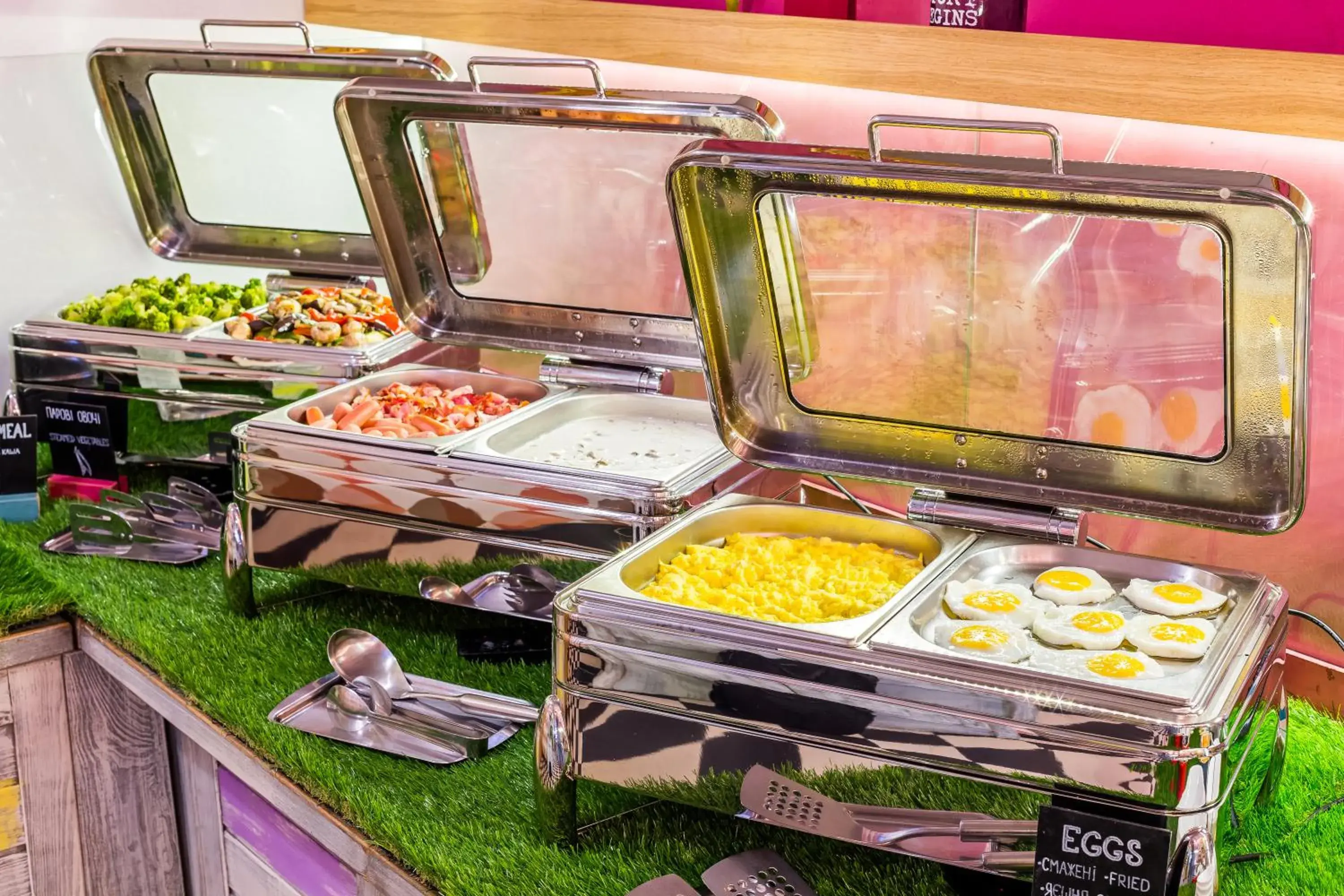 Buffet breakfast in Ibis Styles Lviv Center Buffet breakfast in Ibis Styles Lviv Center