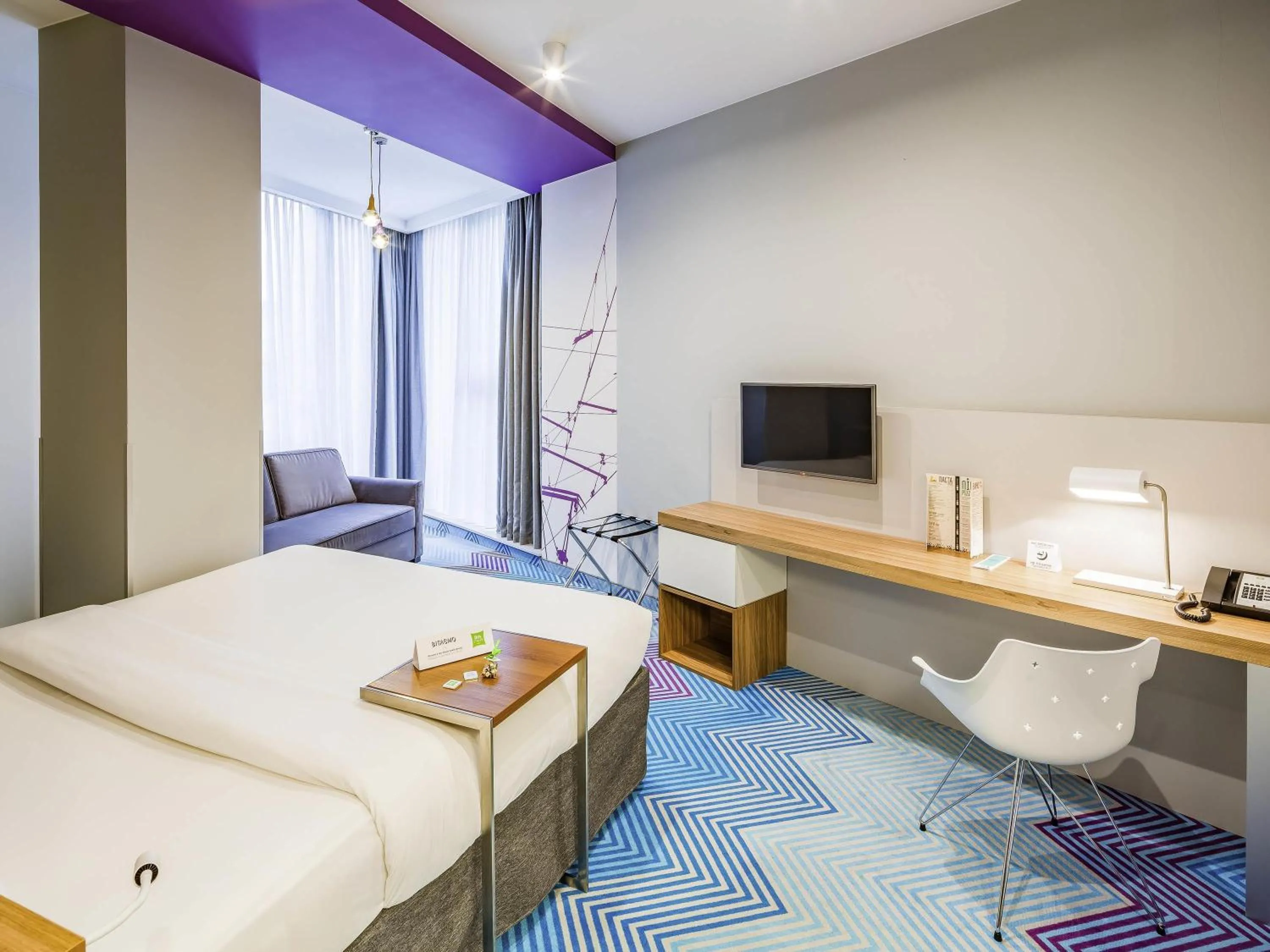Bedroom, Bed in Ibis Styles Lviv Center