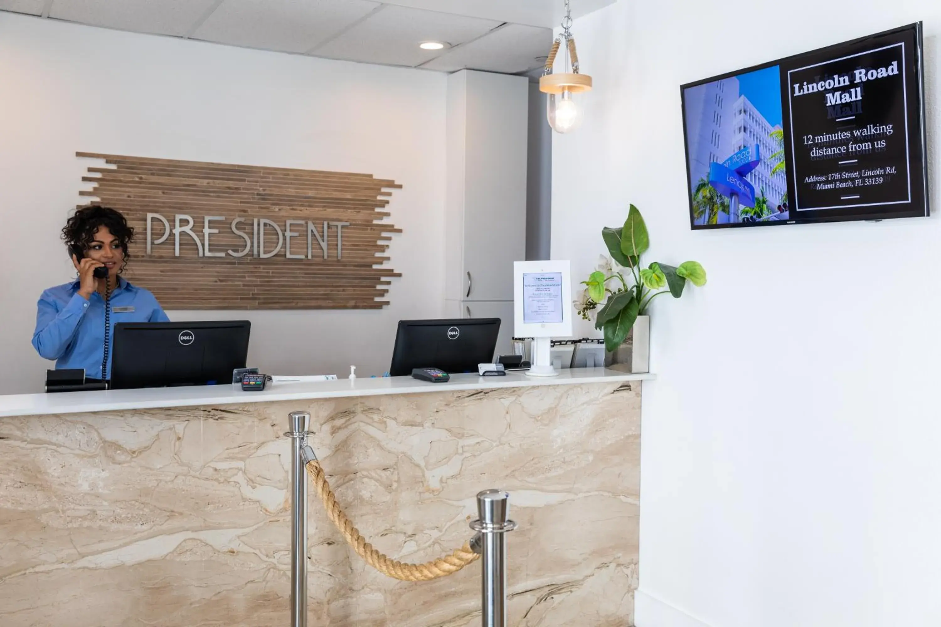 Lobby or reception in President Hotel Villa Lobby or reception in President Hotel Villa