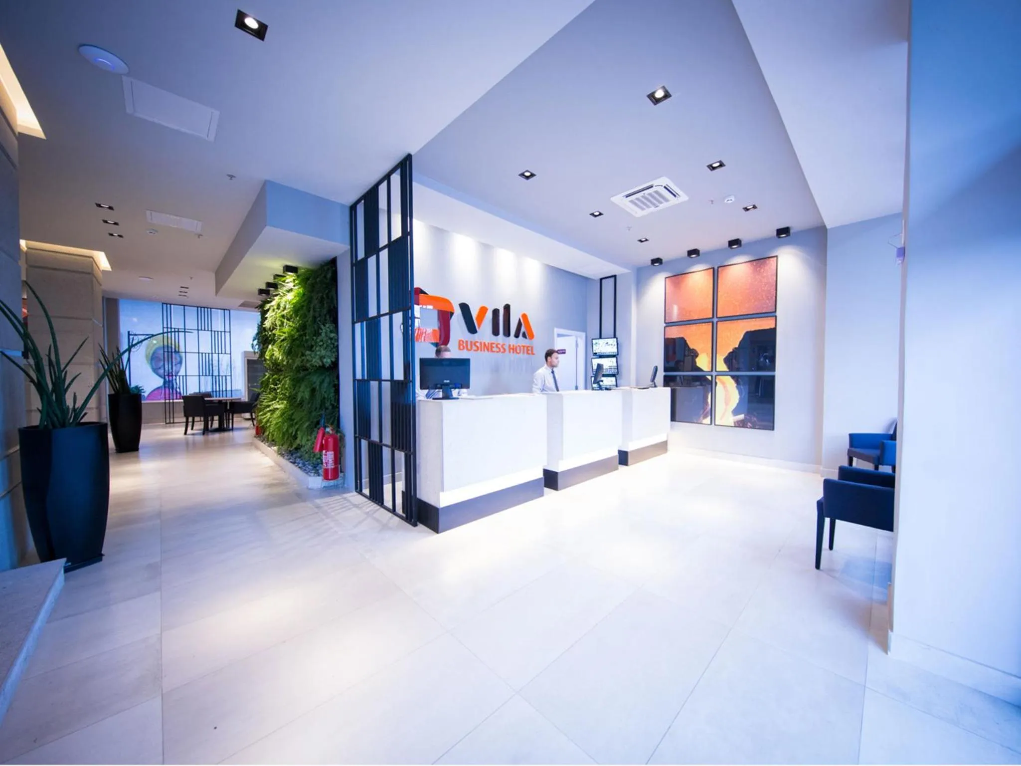 Lobby or reception in Vila Business Hotel