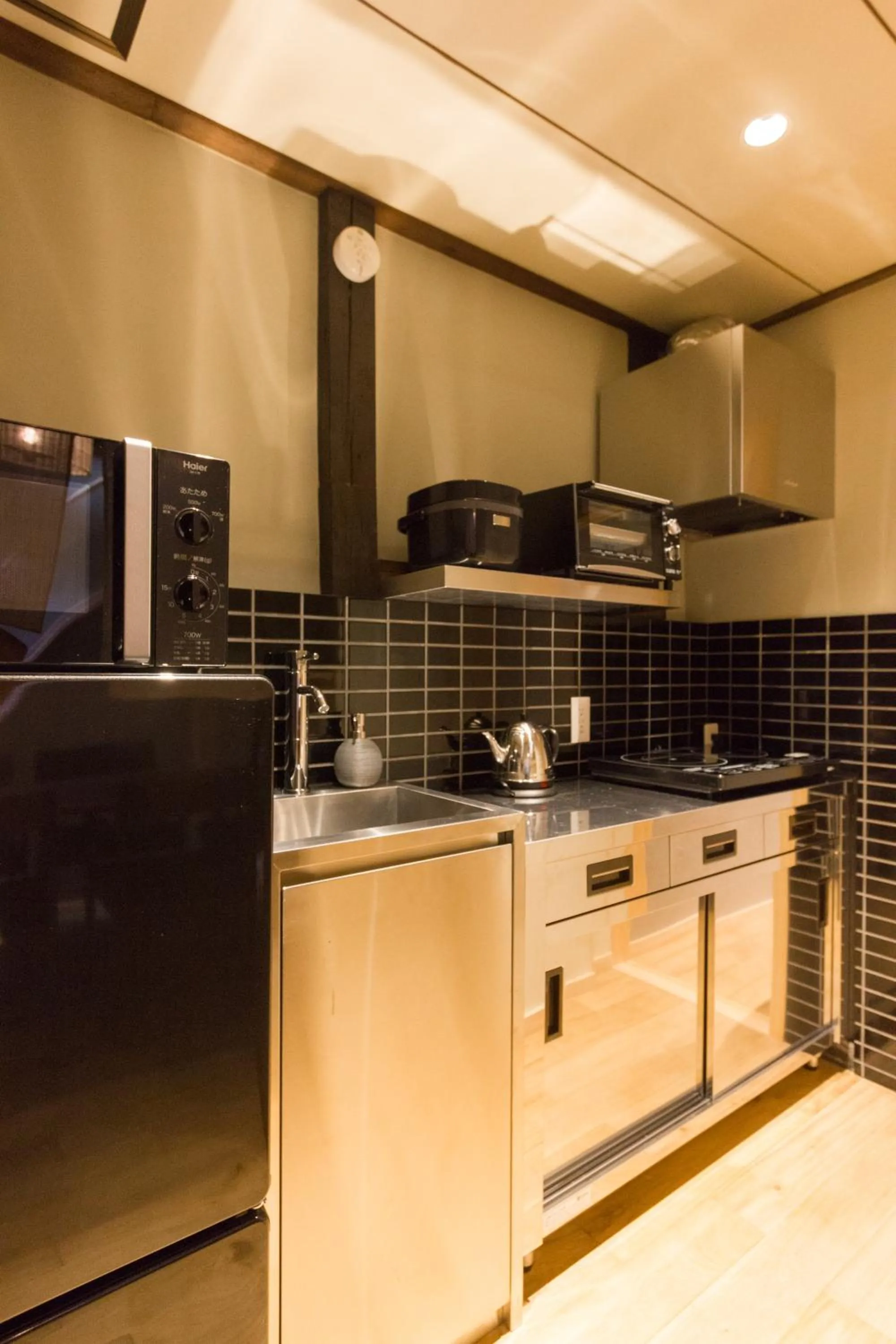 Kitchen or kitchenette in Tsukikusa an Machiya House