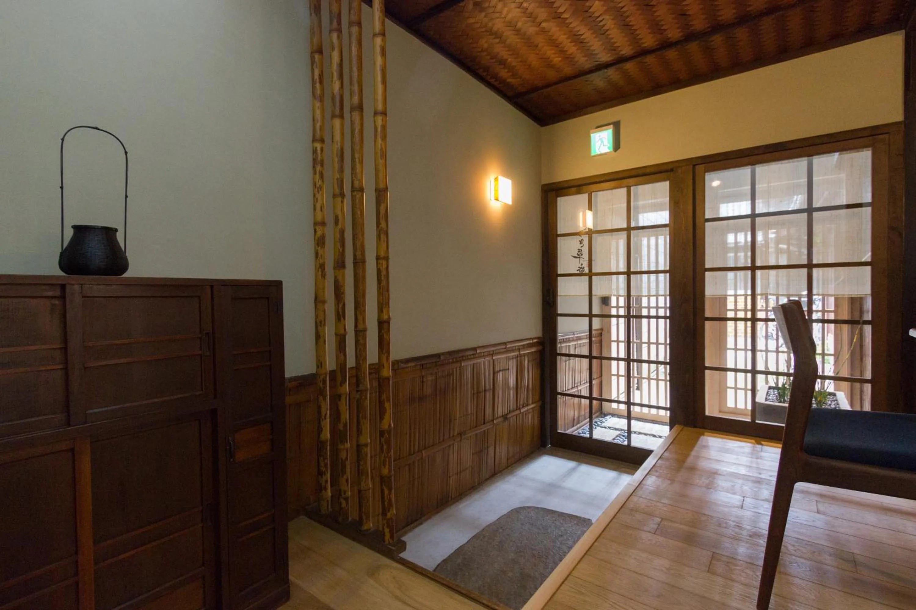 Facade/entrance in Tsukikusa an Machiya House