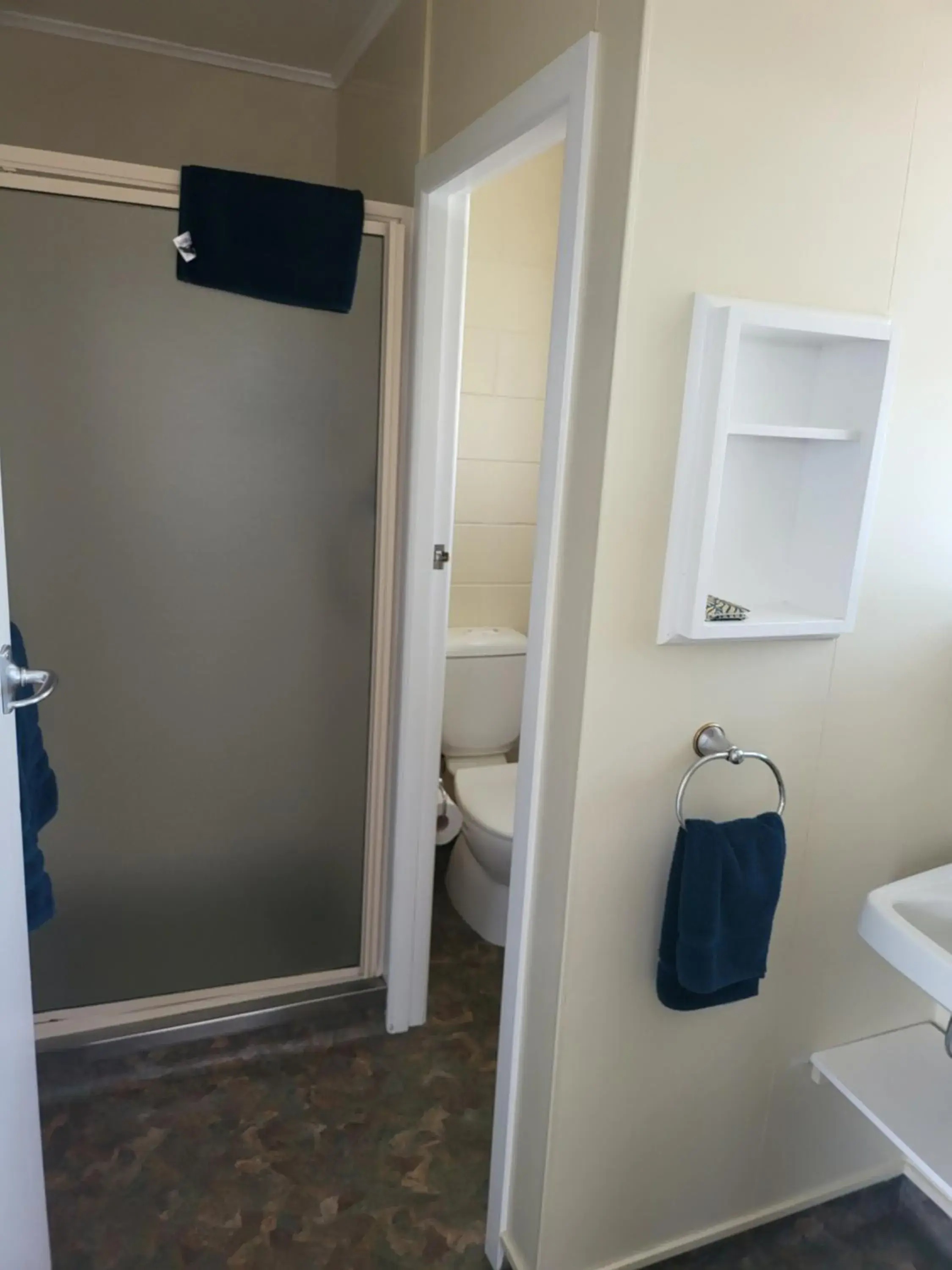 Toilet in Totara Lodge Motel Toilet in Totara Lodge Motel