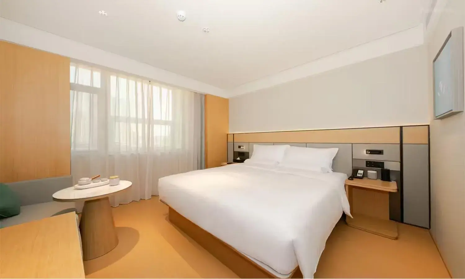 Bedroom, Bed in JI Hotel Beijing West Railway Station Lize Business District Bedroom, Bed in JI Hotel Beijing West Railway Station Lize Business District